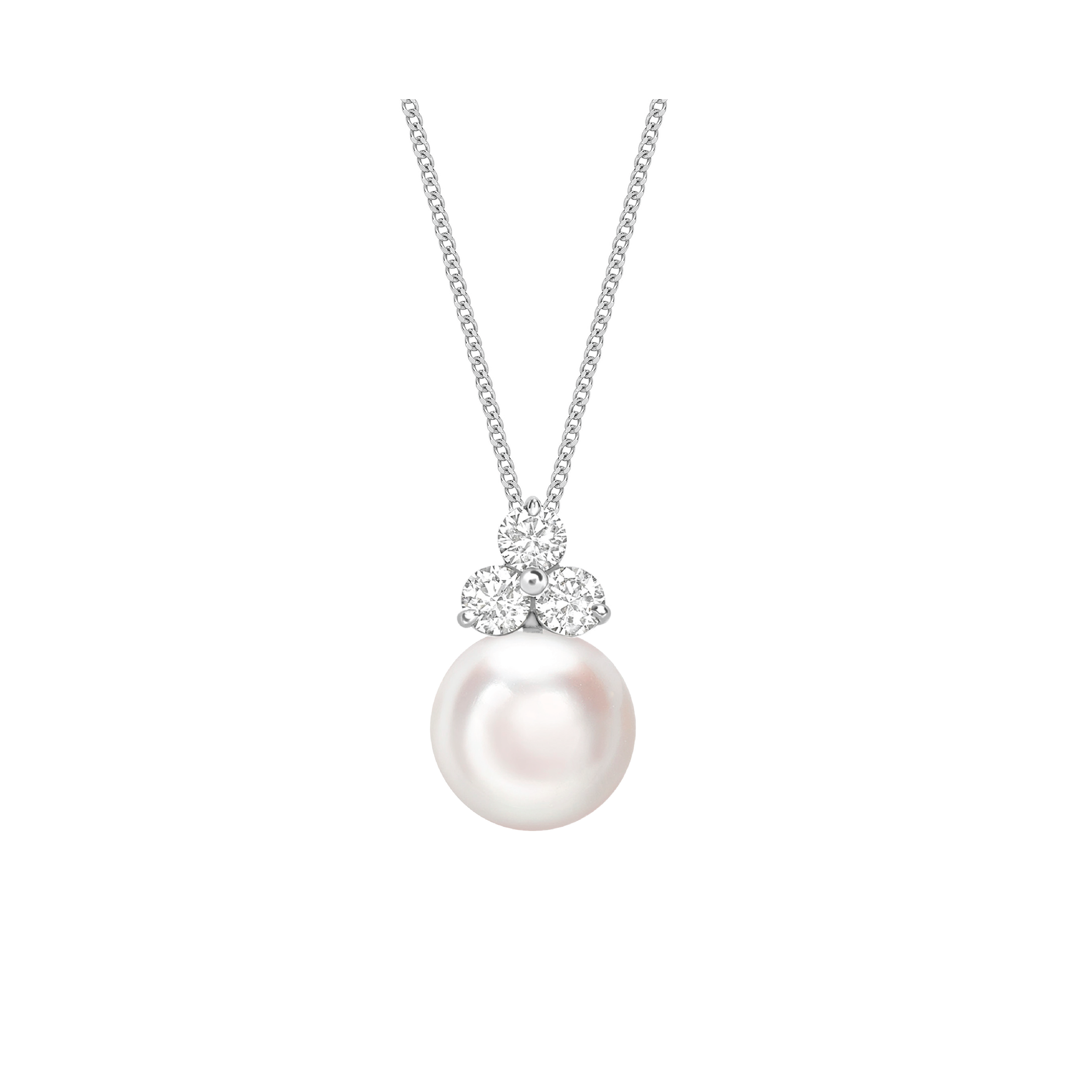Pearl and Diamond Necklace