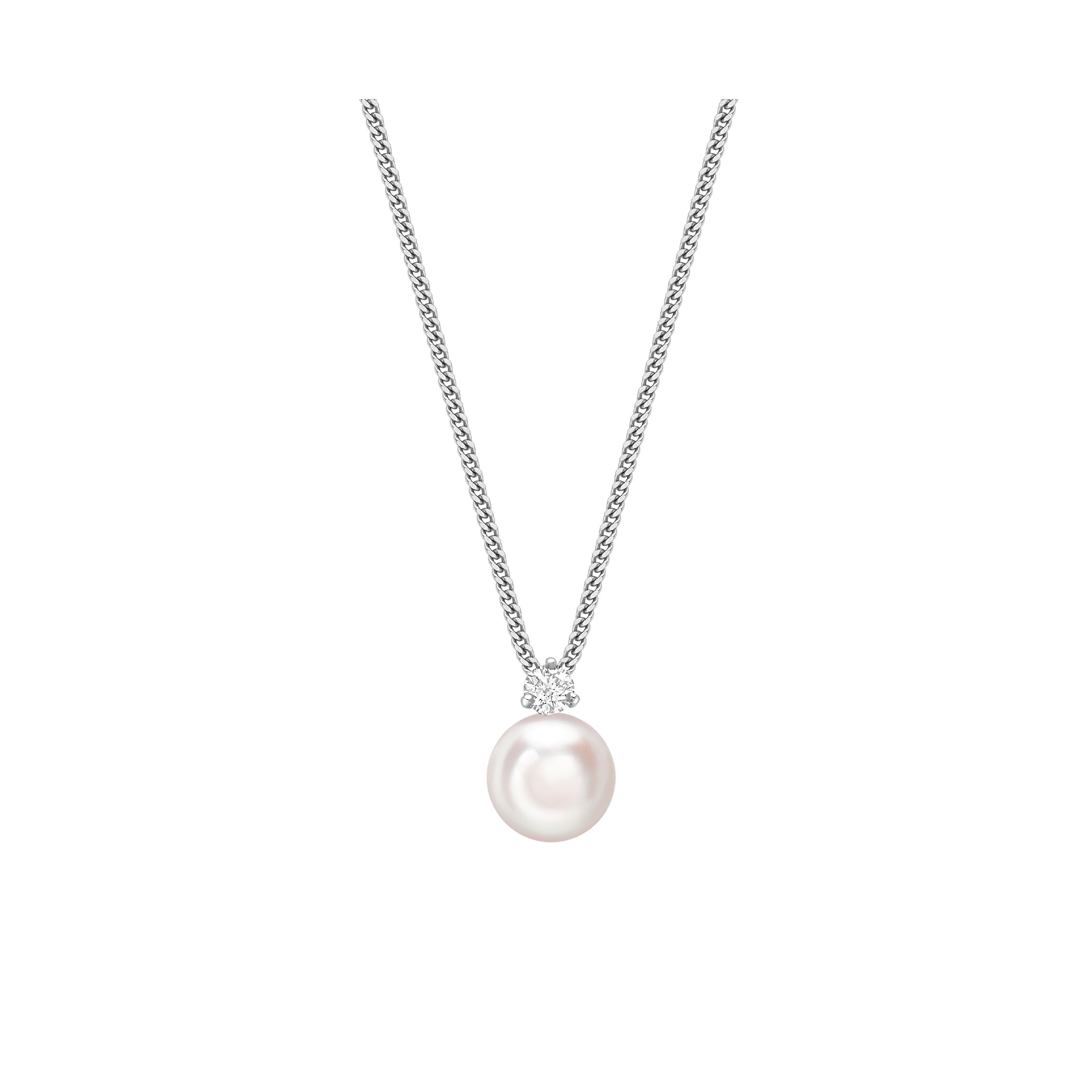 Pearl and Diamond Necklace