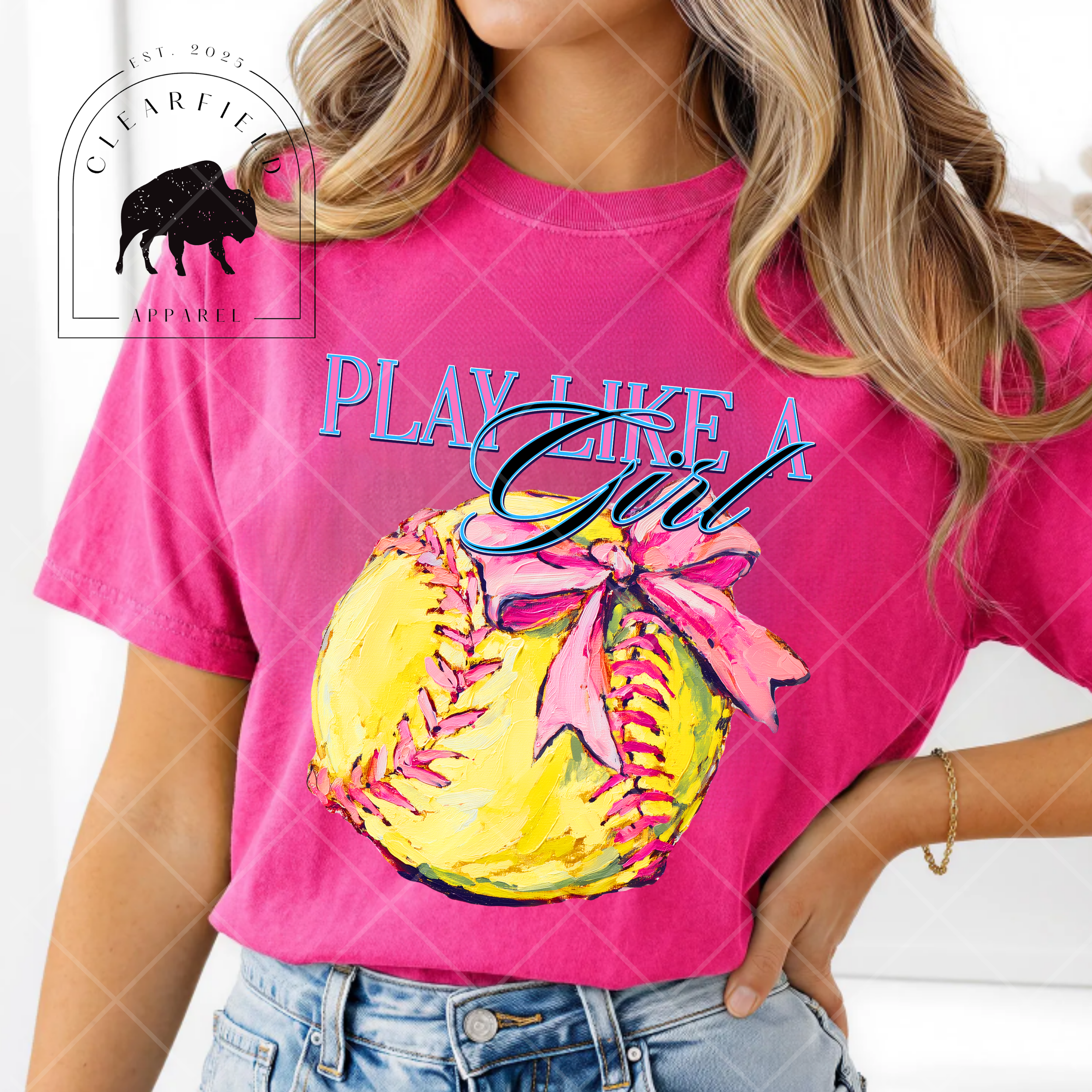 Play like a girl youth t-shirt