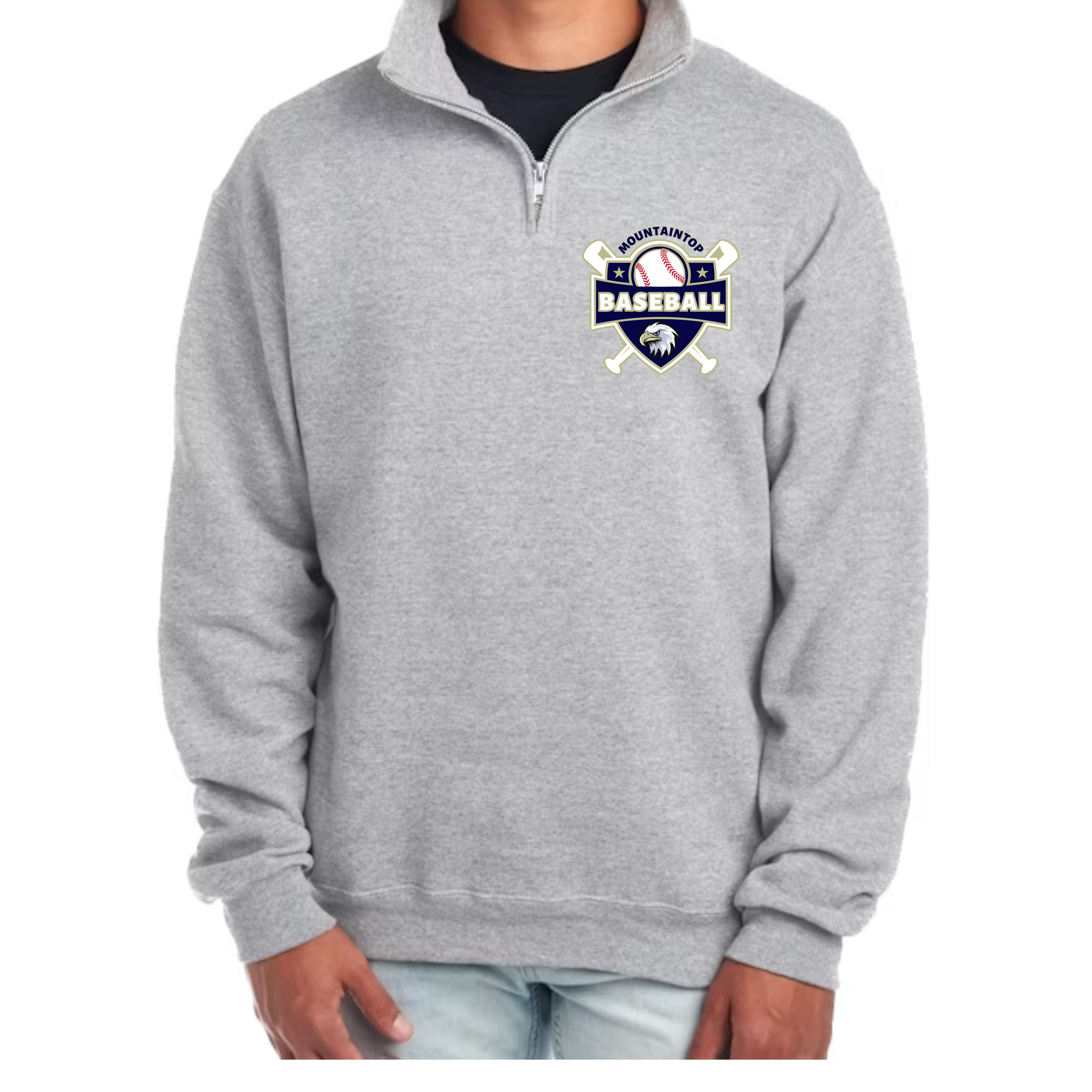 MOUNTAINTOP BASEBALL OXFORD QUARTER ZIP MOCKUO.png