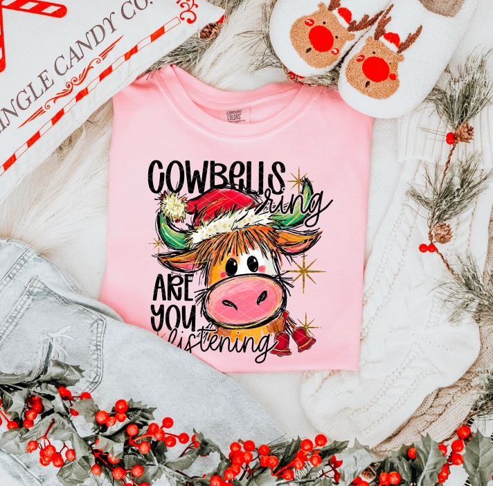 Cowbells ring are you listening