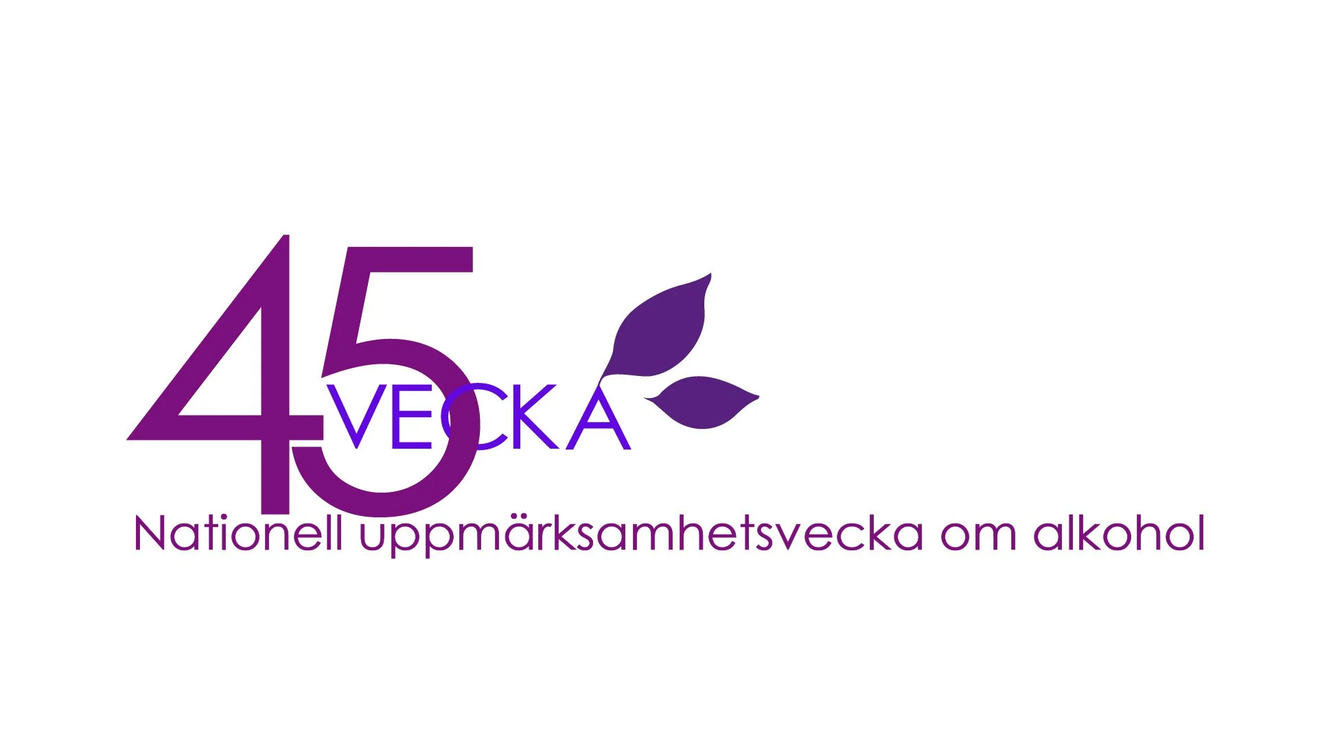 Vecka 45 – nationella uppmärksamhetsveckan om alkohol