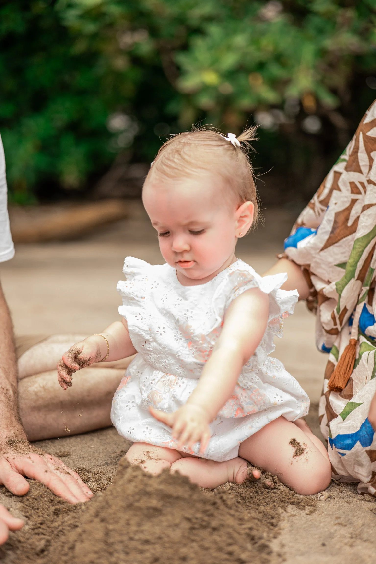 Our daughter enjoying a hands-on activity