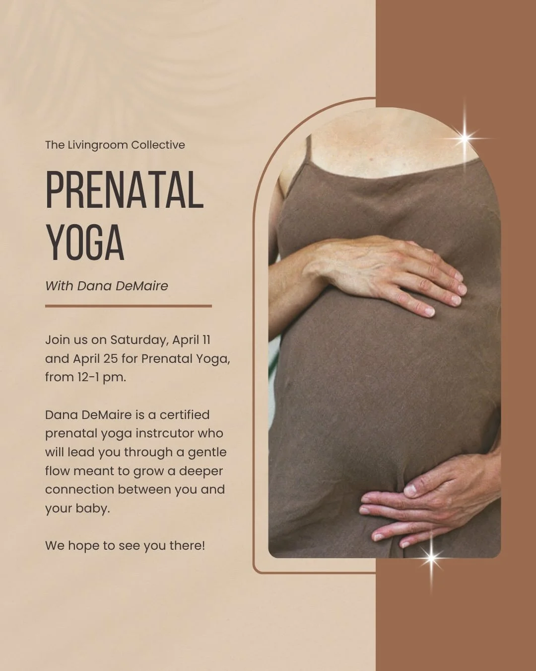 We always have such a great time on Saturdays with @yogi.dana.ri :) Join us this Saturday for two special sessions: Baby &amp; Me Yoga and Prenatal Yoga! 

Baby &amp; Me Yoga will run from 10:30-11:30am and Prenatal will be shortly after that at 12-1