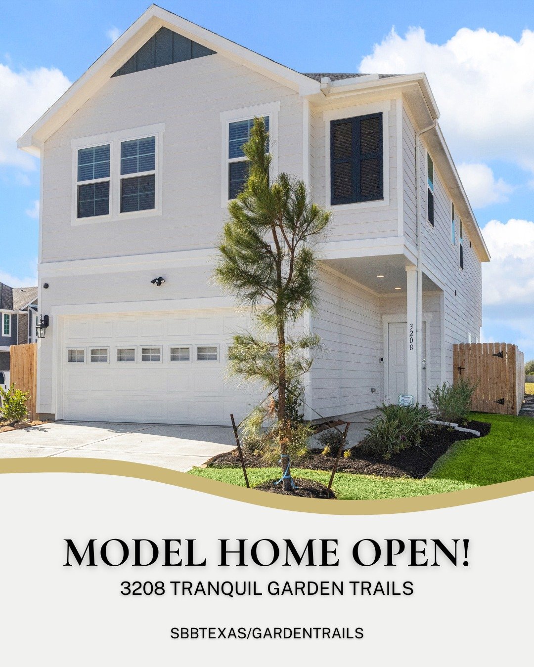 The Garden Trails model home is open! Come explore a community where classic charm meets modern innovation. Our expertly designed two-story homes blend timeless traditional architecture with cutting-edge amenities tailored to today&rsquo;s dynamic li