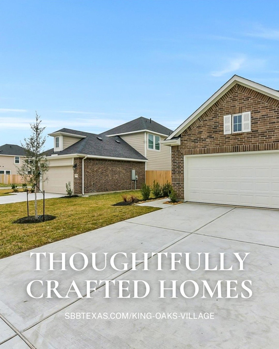 King Oaks Village has thoughtfully crafted single-story and two-story homes ranging from 1,400 to 1,900+ square feet, offering the perfect blend of comfort and style at an incredible value.

Visit our website to view our available homes and to learn 