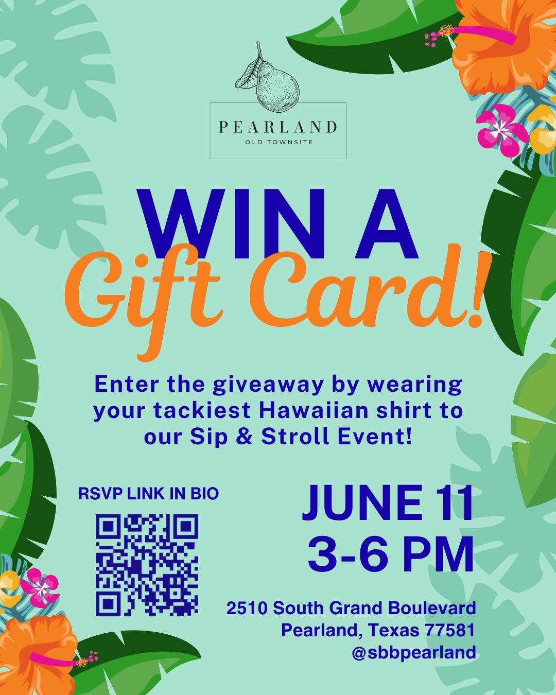 Want to win a gift card? Come to our Sip &amp; Stroll event this Thursday, June 11 from 3-6PM. Tour our homes, sip refreshing drinks, and enjoy live entertainment. Be sure to RSVP by clicking the link below! We can't wait to see you there!

RSVP: Lin
