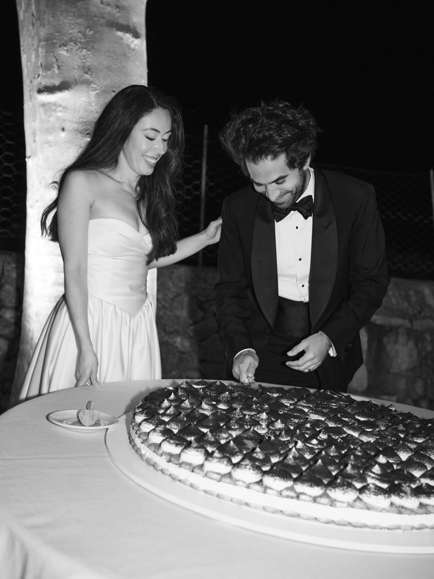 After the vows, the speeches, and the happy tears came one of everyone's favorite moments &mdash; cake time. 
Dani &amp; Sergio shared this sweet tradition surrounded by the people who love them most, with laughter, cheers, and a whole lot of joy fil