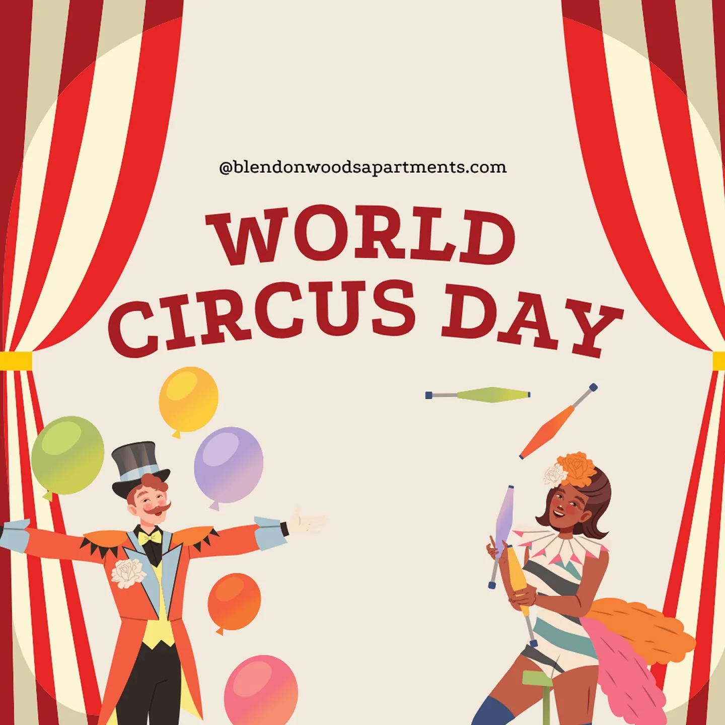 🎪✨ Step right up and celebrate the magic of World Circus Day! ✨🎪

Today we honor the incredible artistry, talent, and tradition of the circus where laughter meets awe and imagination knows no limits. From daring acrobats to mesmerizing performers, 