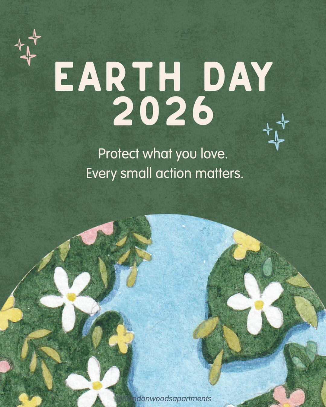 Happy Earth Day! 🌎💚

Today is a great reminder to appreciate the world around us and take small steps toward a greener future. Whether it&rsquo;s enjoying the outdoors, reducing waste, or making mindful choices at home, every effort makes a differe