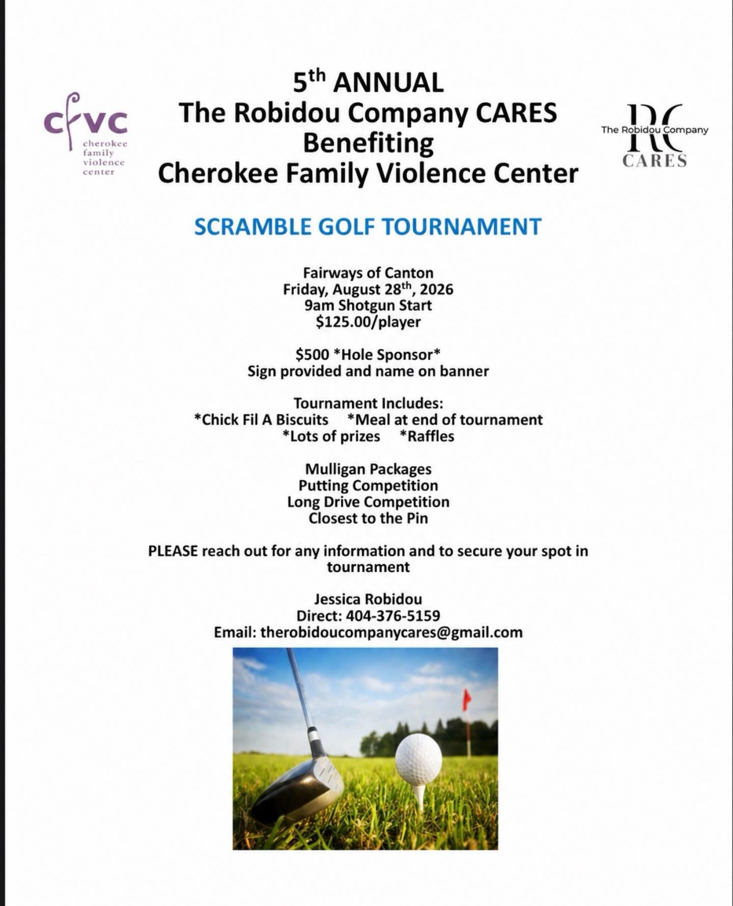 5th Annual The Robidou Company CARES Golf Tournament