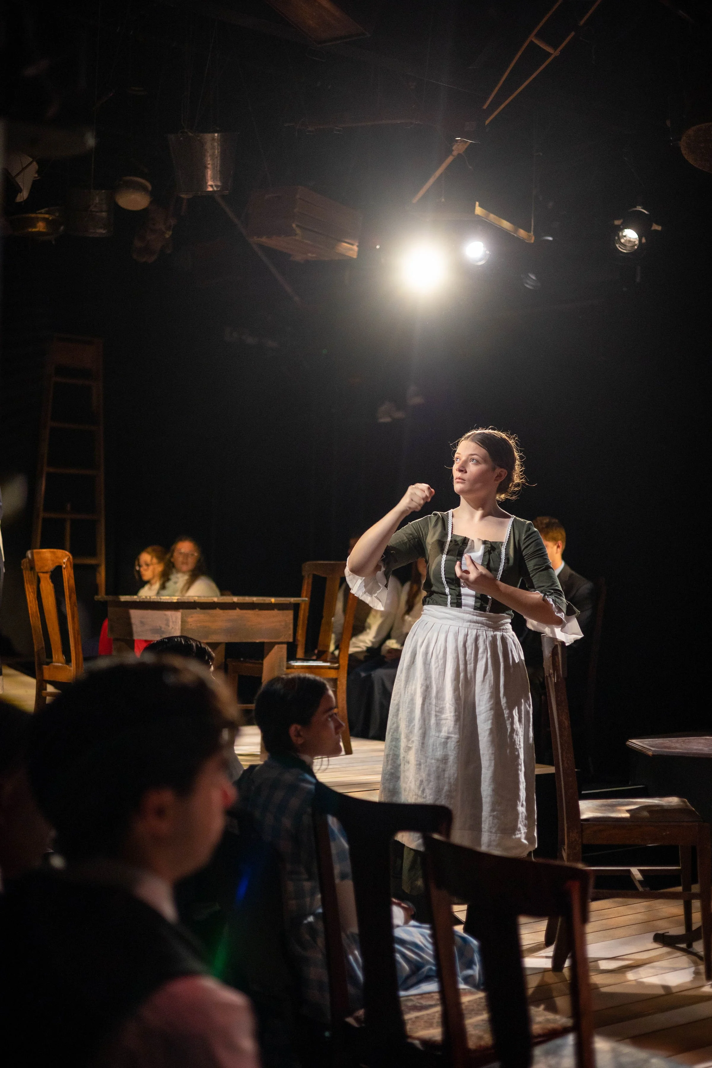 Emily Vandal As Mrs. Gibbs in "Our Town" at Sacred Heart University 

Photos by