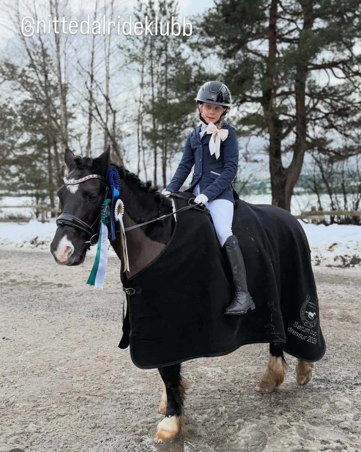 ⭐️ Vinner av S&oslash;rum cup 2026, LC Dressur ⭐️

Emilie Haugen Ingelsrud med sin fine ponni &laquo;Lilo&raquo; (Lillemons Dyna Glide) har deltatt i S&oslash;rum cup. De har hatt tre fine runder i cupen til sterke prosenter (65,60%, 68,40% og 65,10%