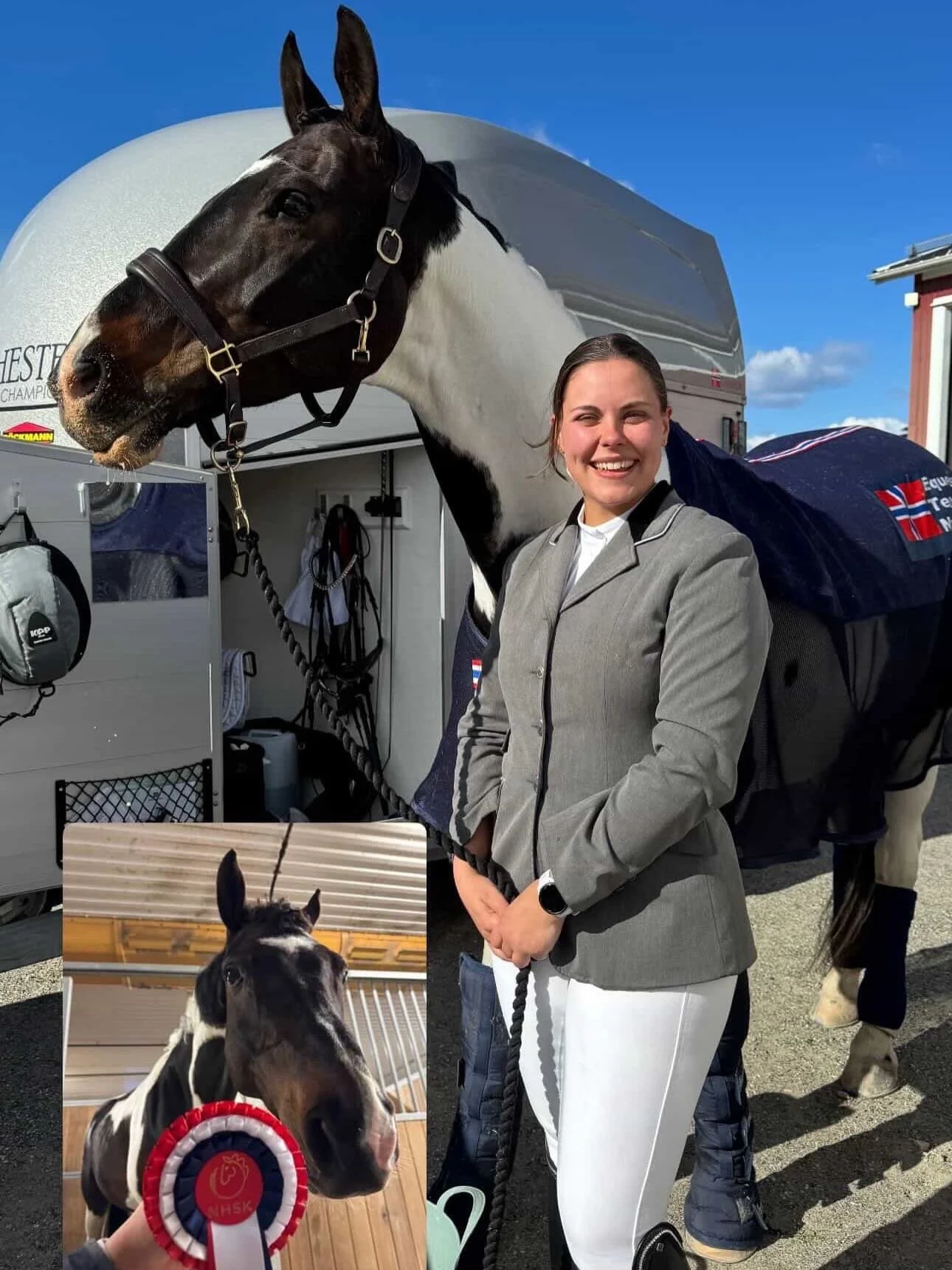 Klubben var sterkt representert med fem ekvipasjer p&aring; dressurstevnet hos Nannestad rideklubb p&aring; l&oslash;rdag🤩

Gratulerer med fine runder alle sammen! 👏🏻

☀️ Caroline Fjeldaas og Zalento startet MC: &laquo;Vi hadde en grei runde i MC: