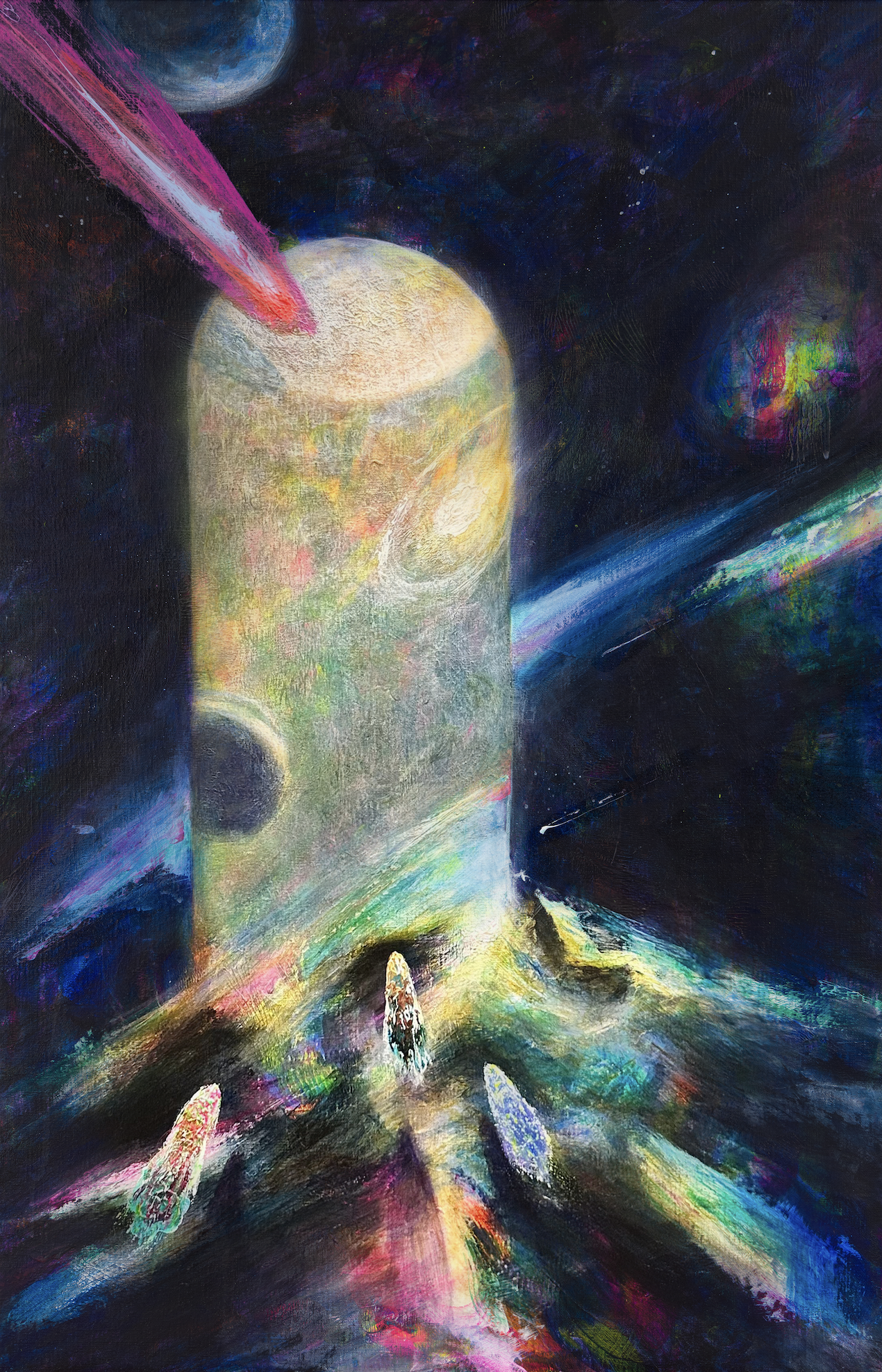 Transit,
36" x 23",
Acrylic on Linen