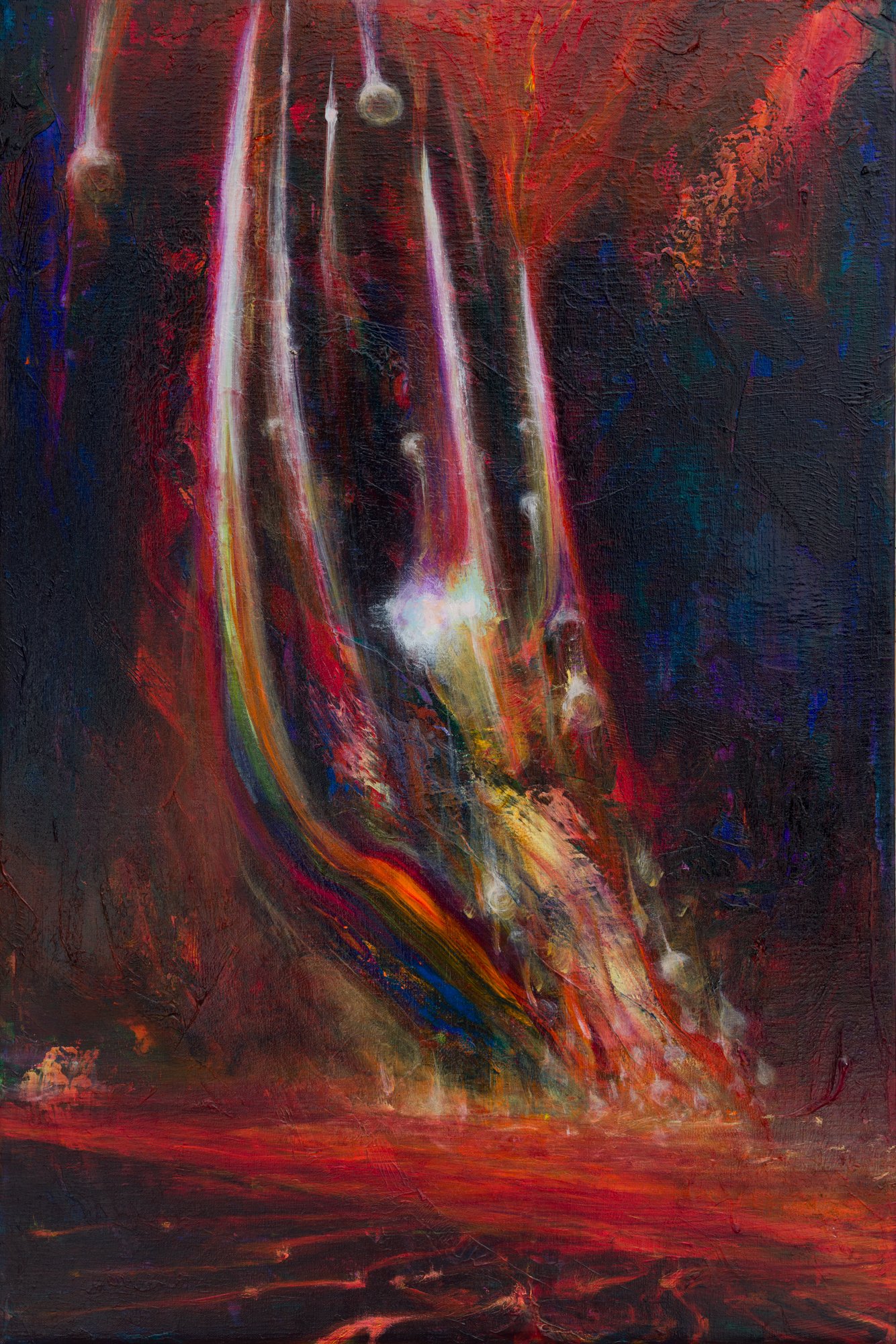 Prayer,
36" X 24",
Acrylic on Linen