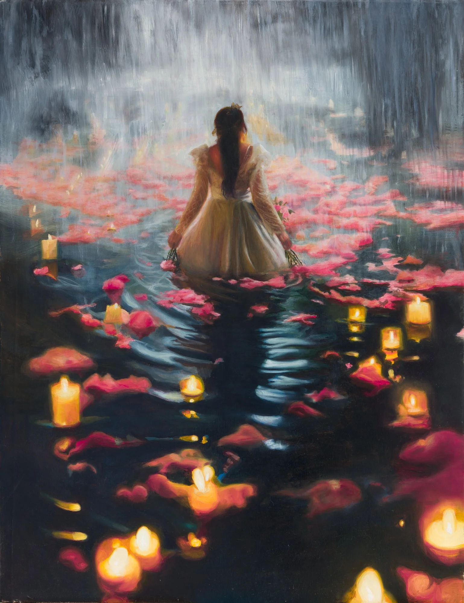 Offering,
30" x 23",
Oil on Linen