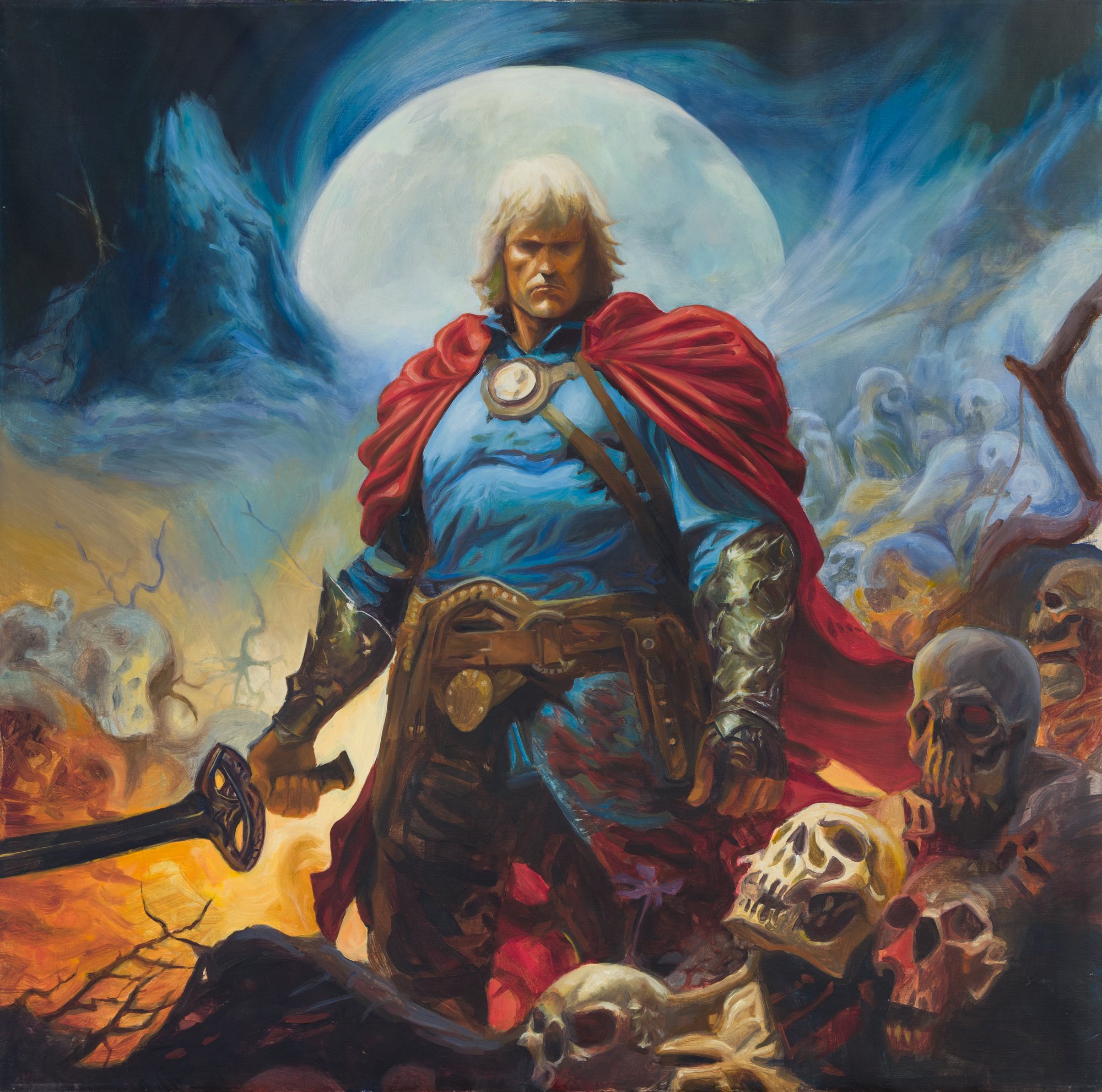 He-Man & Masters of the Universe,
32" x 32",
Oil on Linen