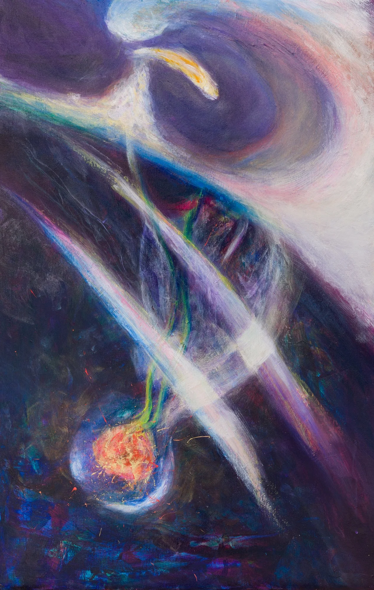 Bloom,
36" X 23",
Acrylic on Linen