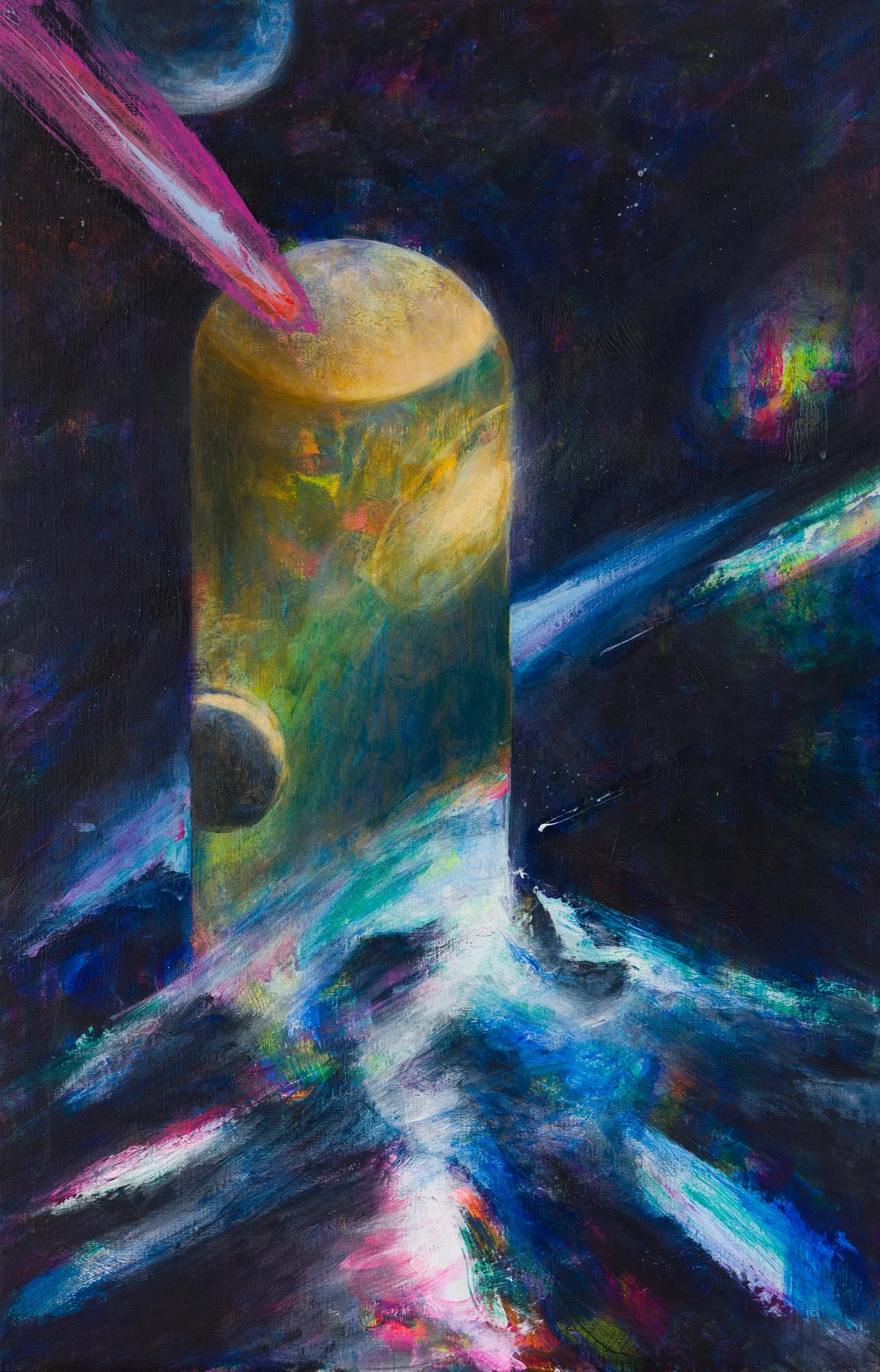 Transit,
36" x 23",
Acrylic on Linen