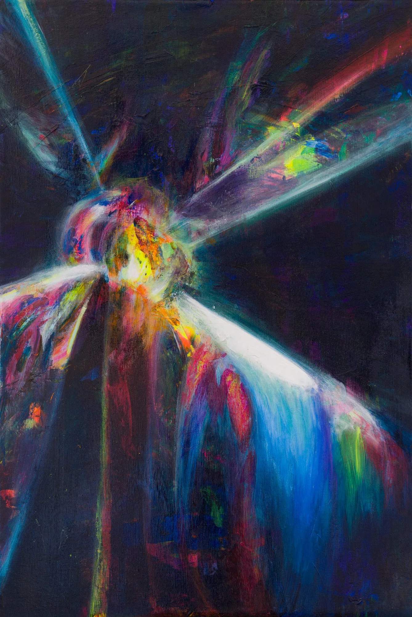 Stimulus,
36" x 24",
Acrylic on Linen