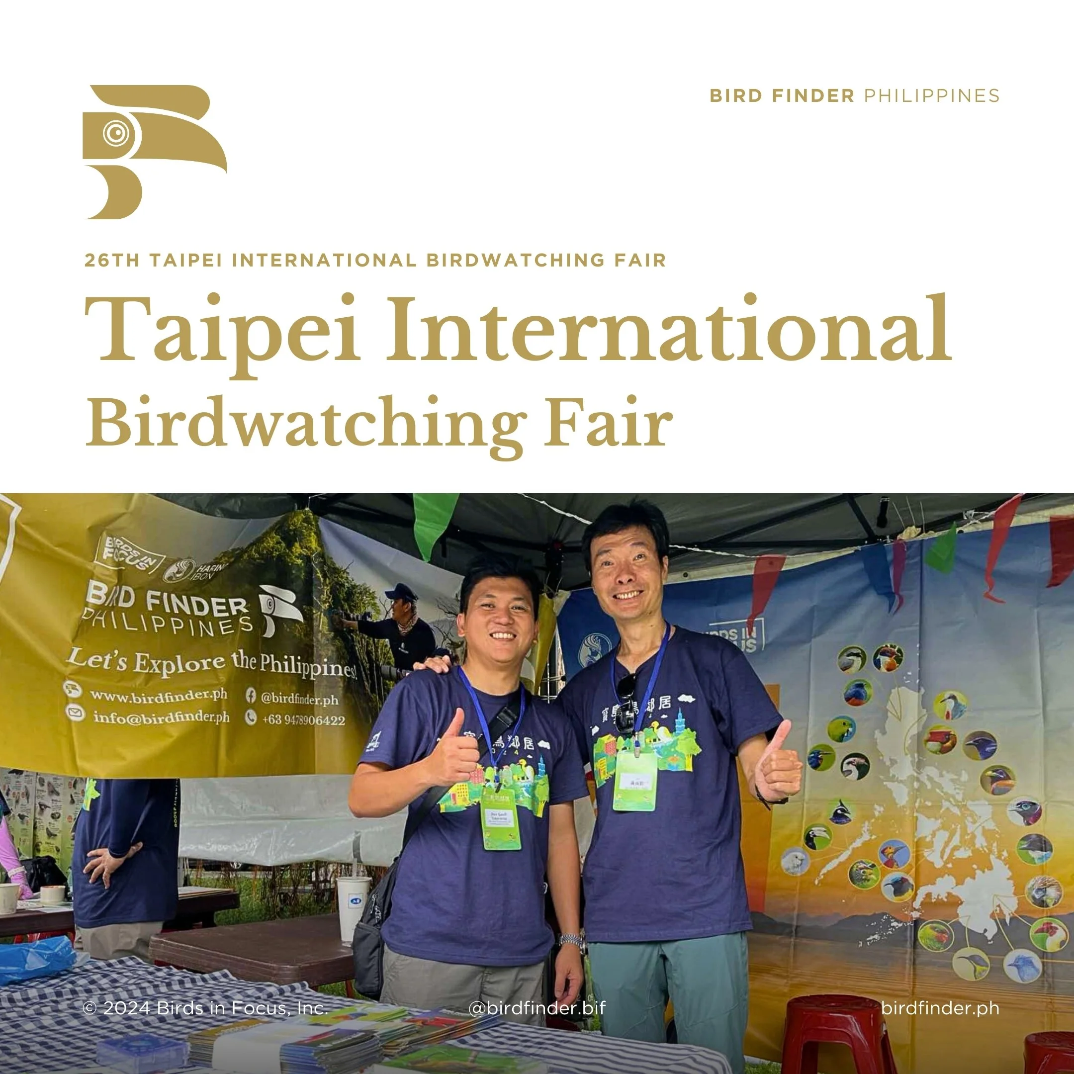 2024 Taipei International Birdwatching Fair with Bird Finder Philippines