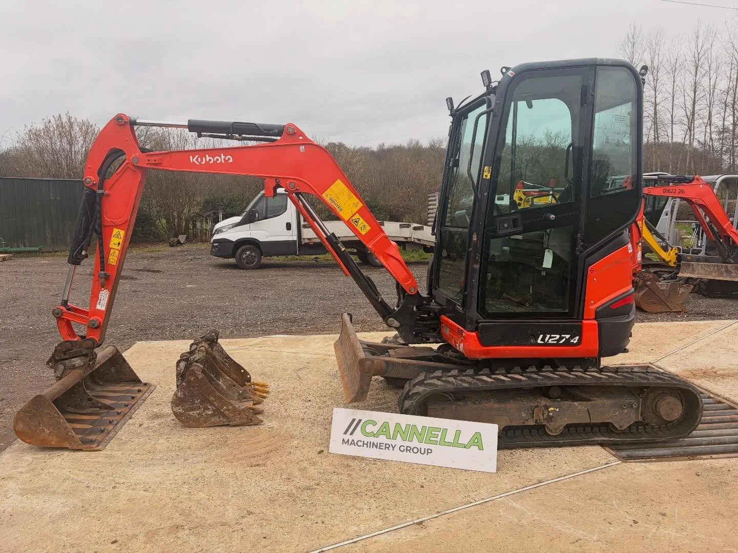 Kubota U27-4 Mini Digger 2.7 ton&nbsp;digger Year 2021, 2364 hours&nbsp; &pound;19,250 +vat

* Very nice condition
* Fully serviced all oils, filters and aux belt
* New top rollers&nbsp;
* New track other is in very good condition&nbsp;
* Good around