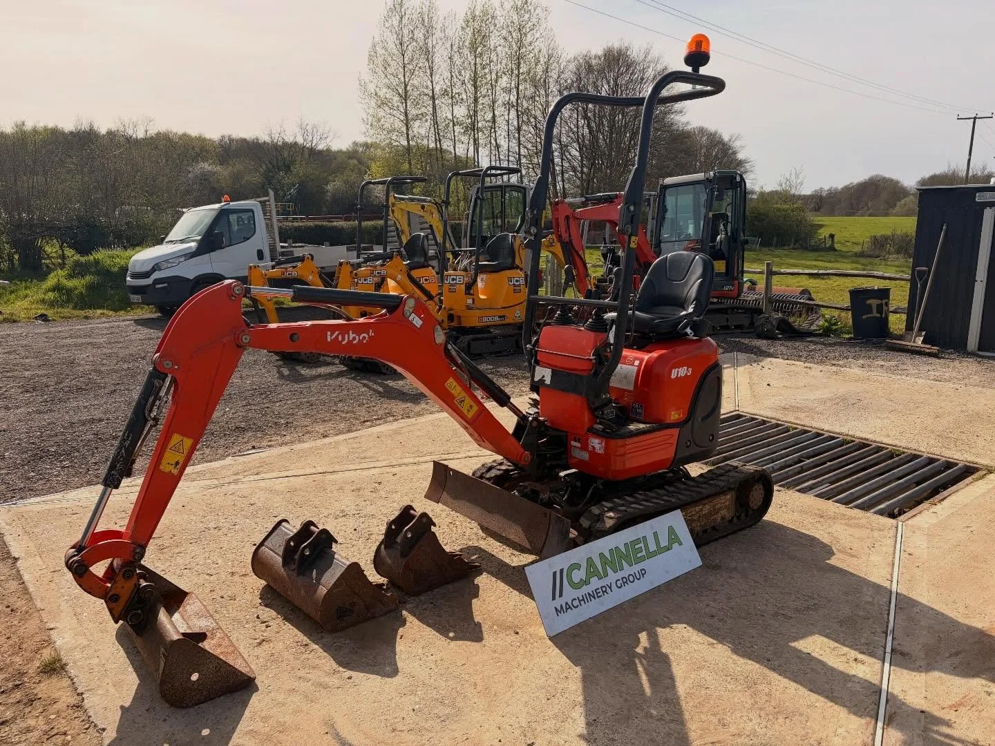 Kubota U10-3 digger year 2021 only 874 hours &pound;9495+vat

Excellent condition

Please read carefully! Haulage can be arranged.

Please see my 100% positive feedback.

Good bits

Excellent condition
Fully serviced all oils, filters and aux belt ch