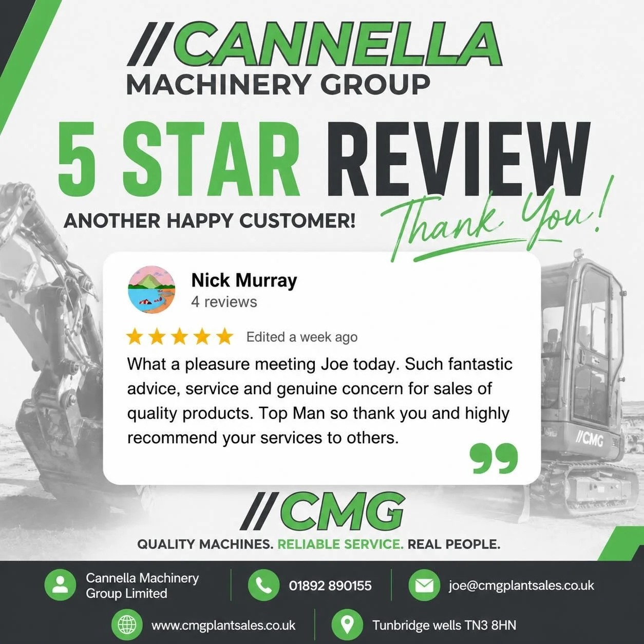 🚜 BUYING OR SELLING PLANT MACHINERY? WE WANT TO HEAR FROM YOU! 🚜

Whether you&rsquo;re upgrading your fleet, selling surplus equipment, or searching for your next machine, Cannella Machinery Group is here to help. 💪

We are actively looking for qu
