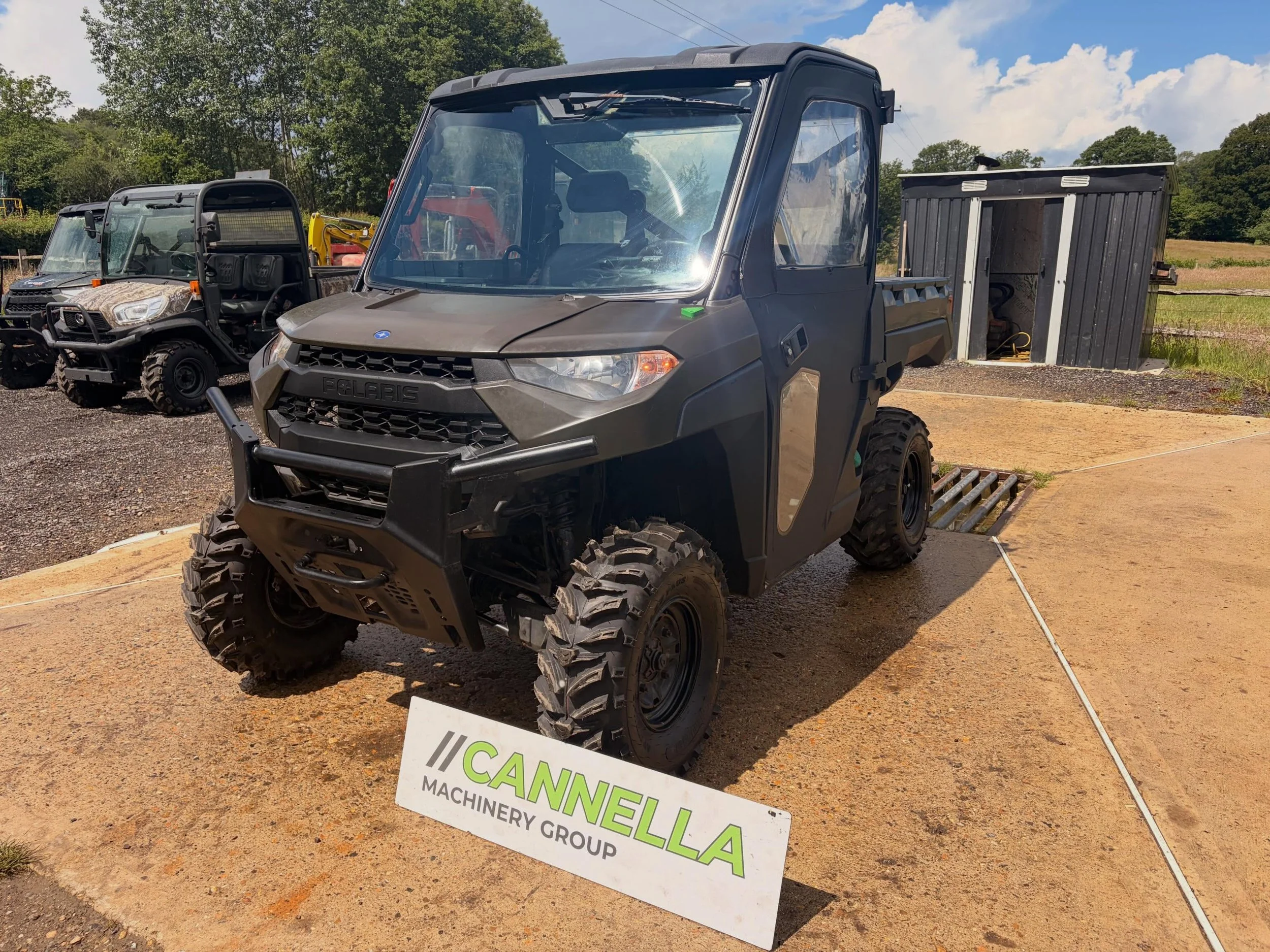 Polaris Ranger 902d Kubota diesel engine only 3738 hours &pound;9995+vat

Very good condition for year

Please read carefully! Haulage can be arranged.

Good bits

Very good condition
Full service all oils, filters and aux belt.
Full cab
Road registe