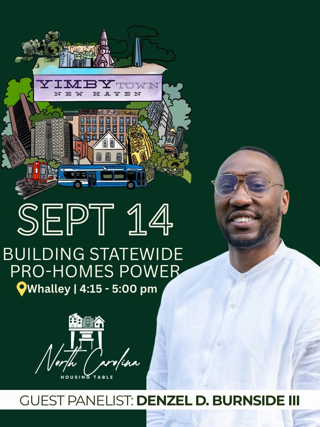 Denzel D. Burnside III Guest Speaker at YIMBYTOWN 2025