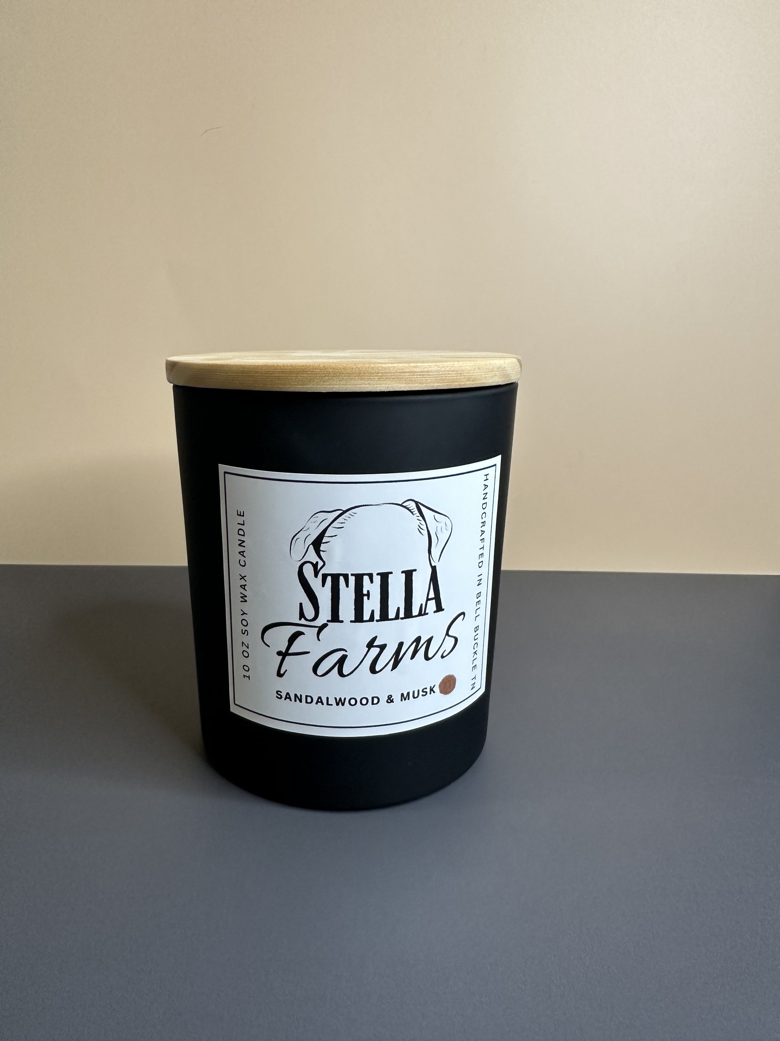 Sandalwood & Musk 10 oz Soy Wax Candle