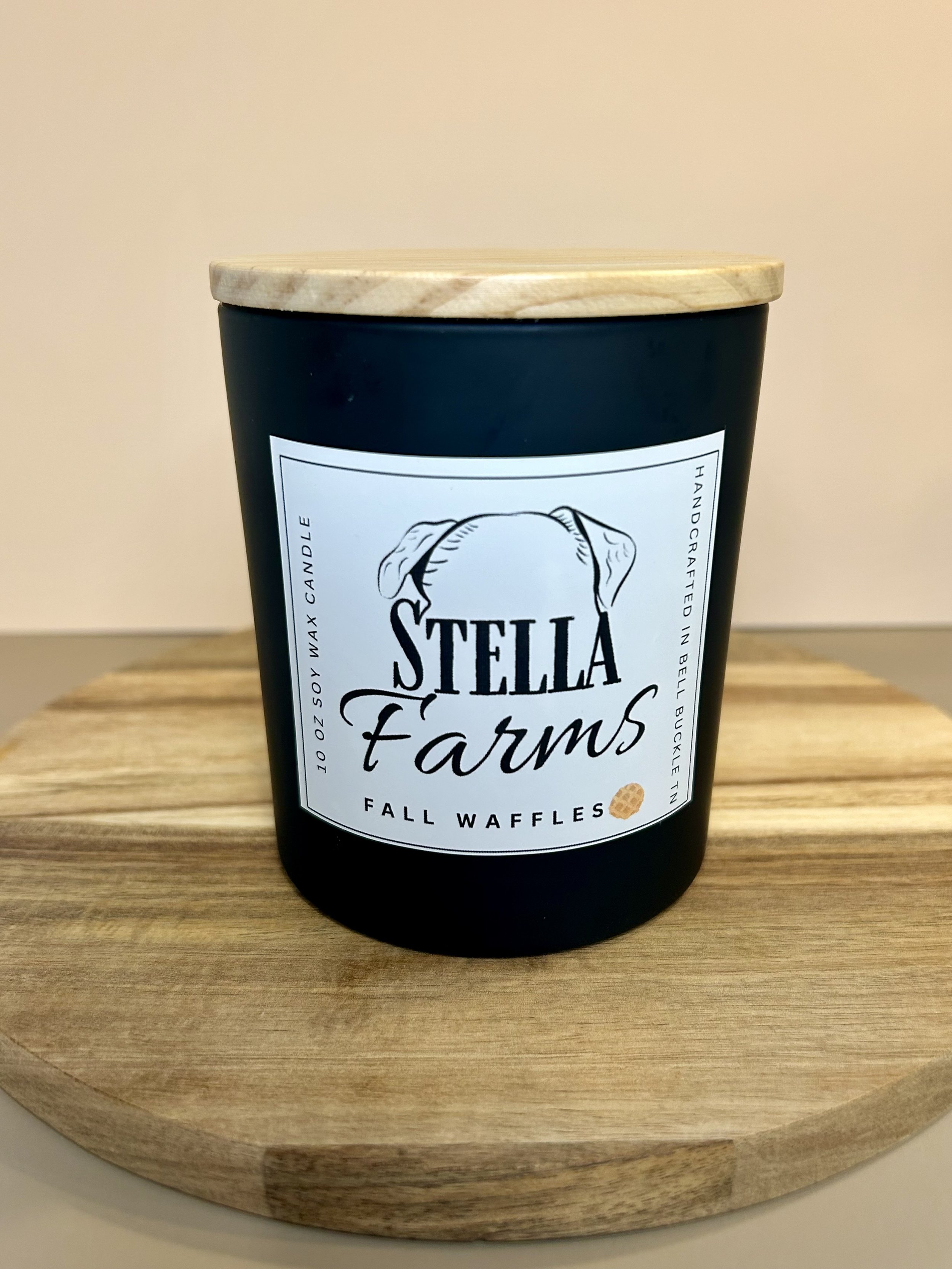 Fall Waffle 10 oz Soy Wax Candle