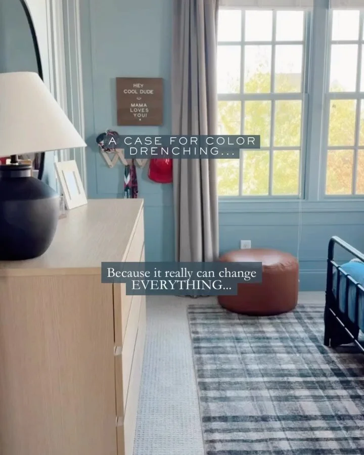 Okay but can we talk about how underrated color drenching is??

It&rsquo;s one of those things that feels like a big scary design decision&hellip;

and then you see it done and you're like WAIT. WHY DOES THIS LOOK SO GOOD.

No reno. No new furniture.