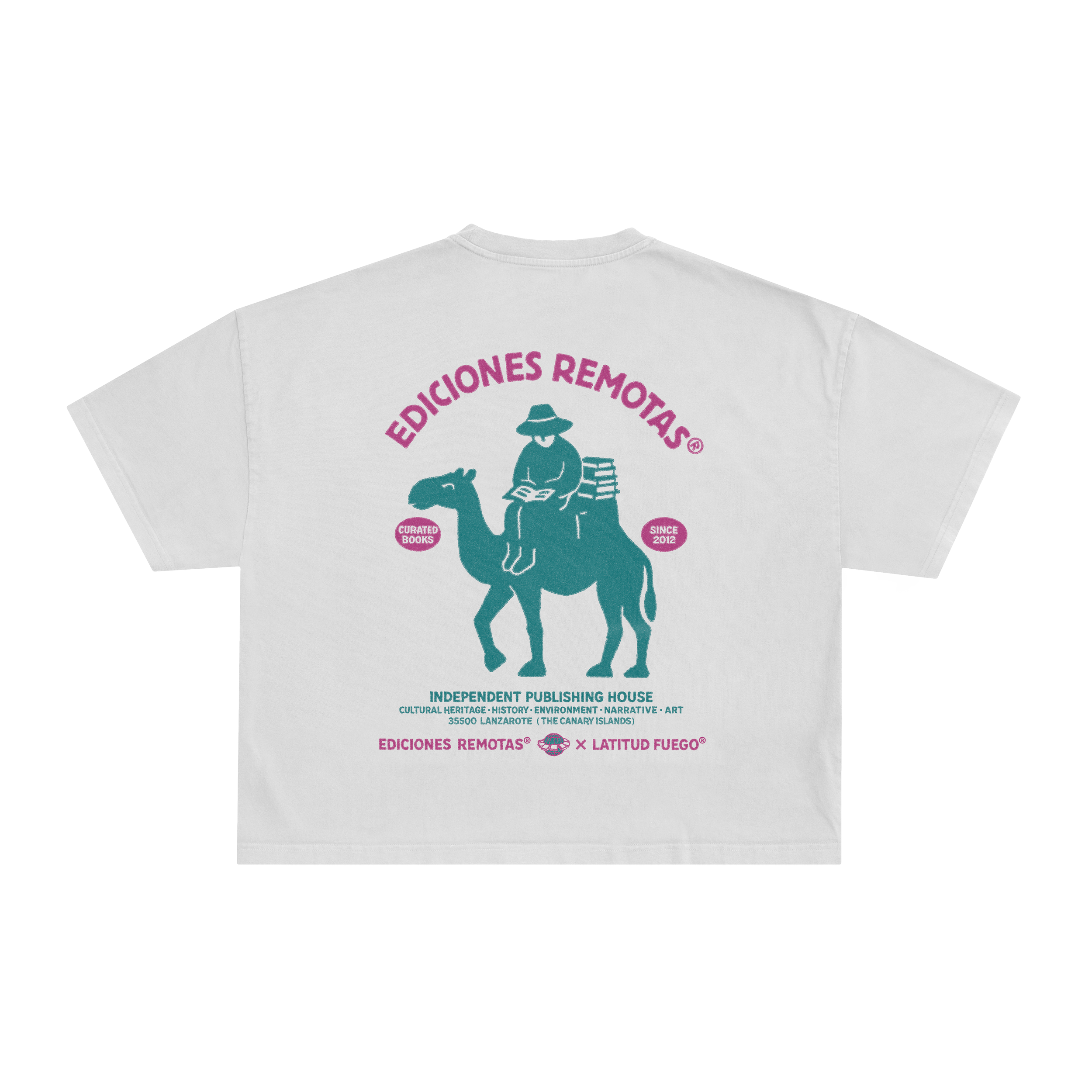 Camiseta CROP Ediciones Remotas / Latitud Fuego
