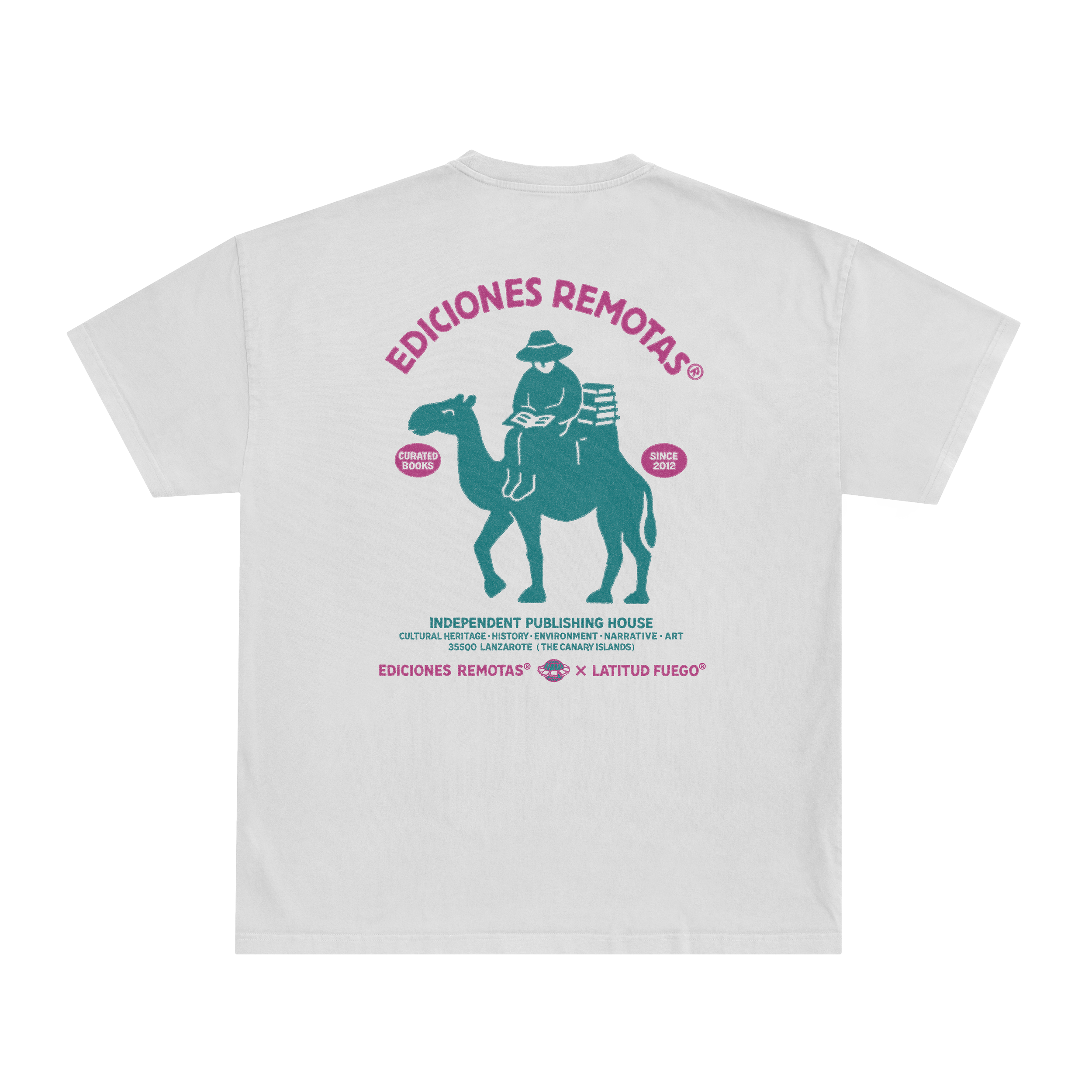 Camiseta NORMAL Ediciones Remotas / Latitud Fuego