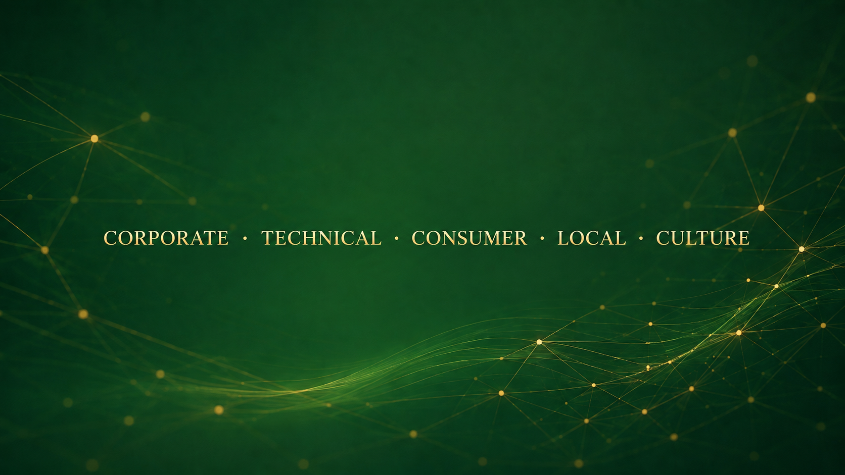 Corporate, Technical, Consumer, Local, Cultural Public Relations