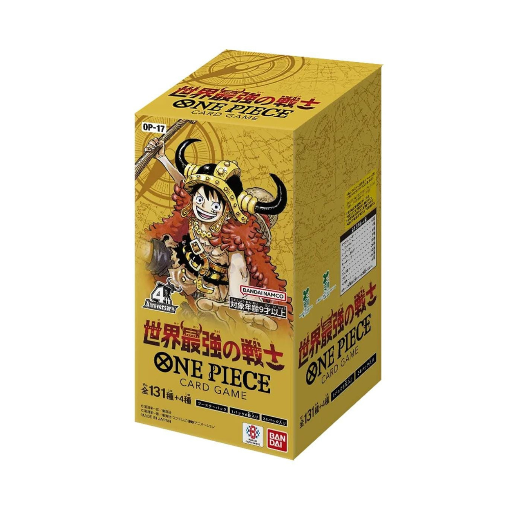 PREORDER - OP-17 The World’s Strongest Warriors 24 Bustine (JAP)