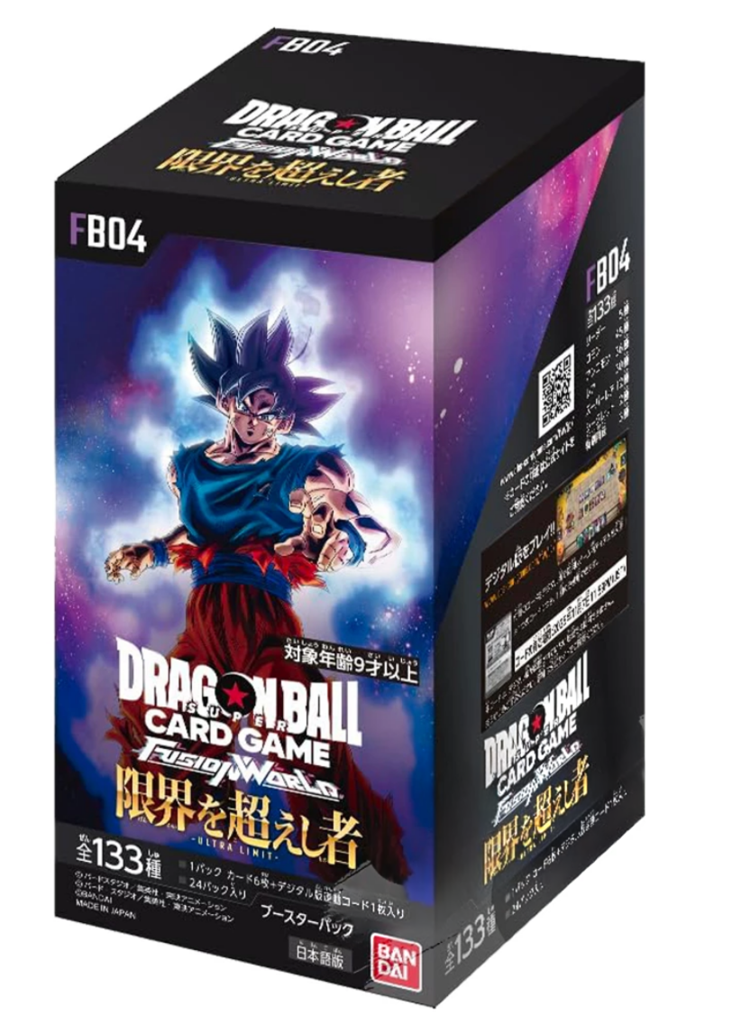 Dragon Ball Super FB04 Fusion world Ultra Limit Box 24 bustine (JAP)