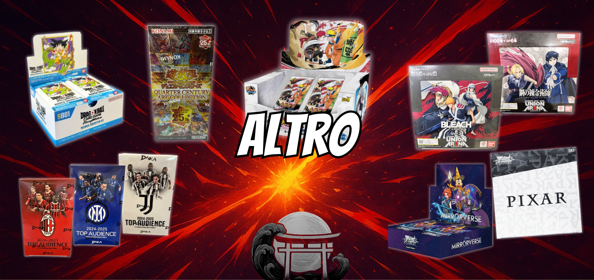 immagine di prodotti Union Arena, Daka, SB, Yu gi oh!, Naruto Kayou. Weiss Schwarz