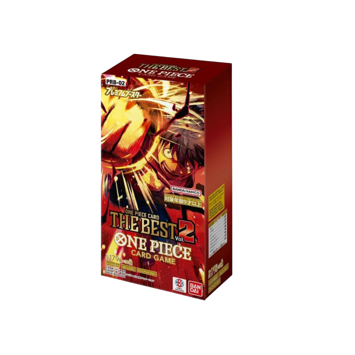 One Piece Card Game PRB-02 The Best Vol.2 - Booster Box 10 Pack [JP]