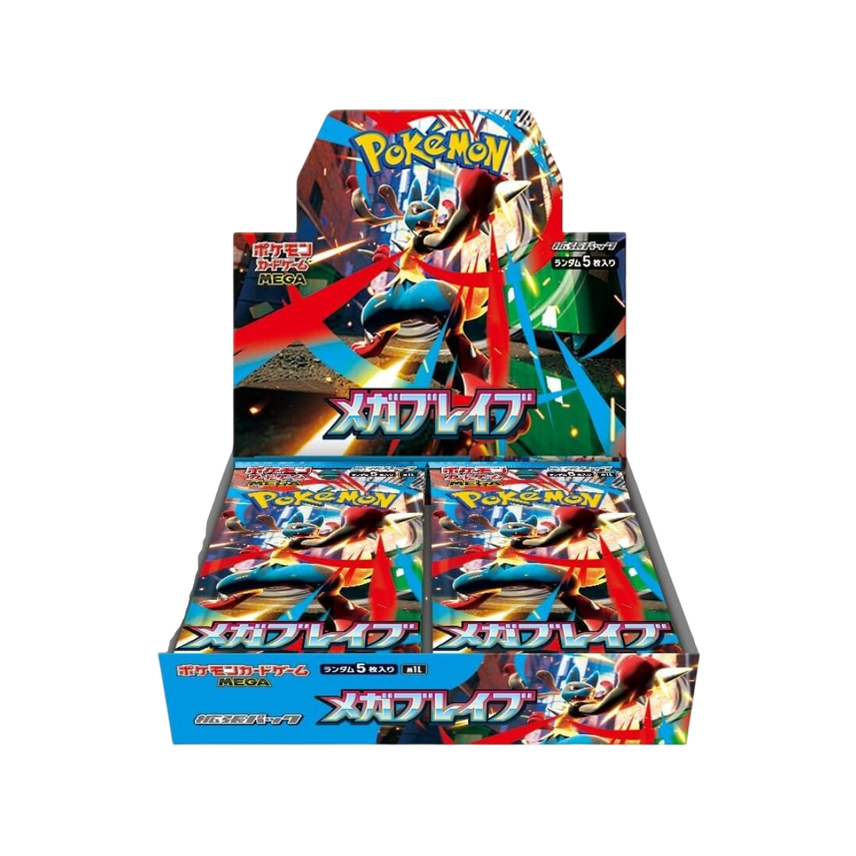 [M1L] Pokémon Mega Brave - Sealed Booster Box 30 Pack  [JP]