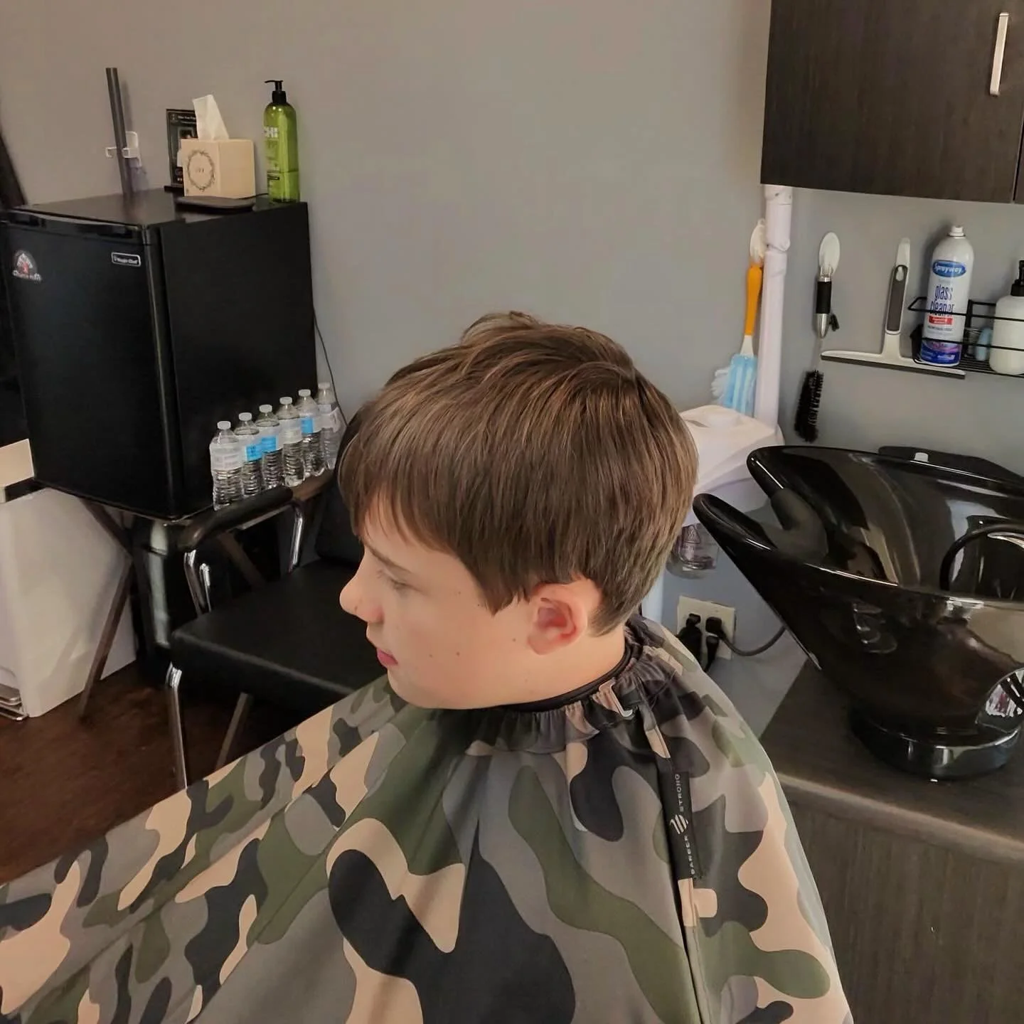 Low taper, #1 fade, Textured crop top. #kidscuts✂️ #westjordanbarber #utahbarber #taper