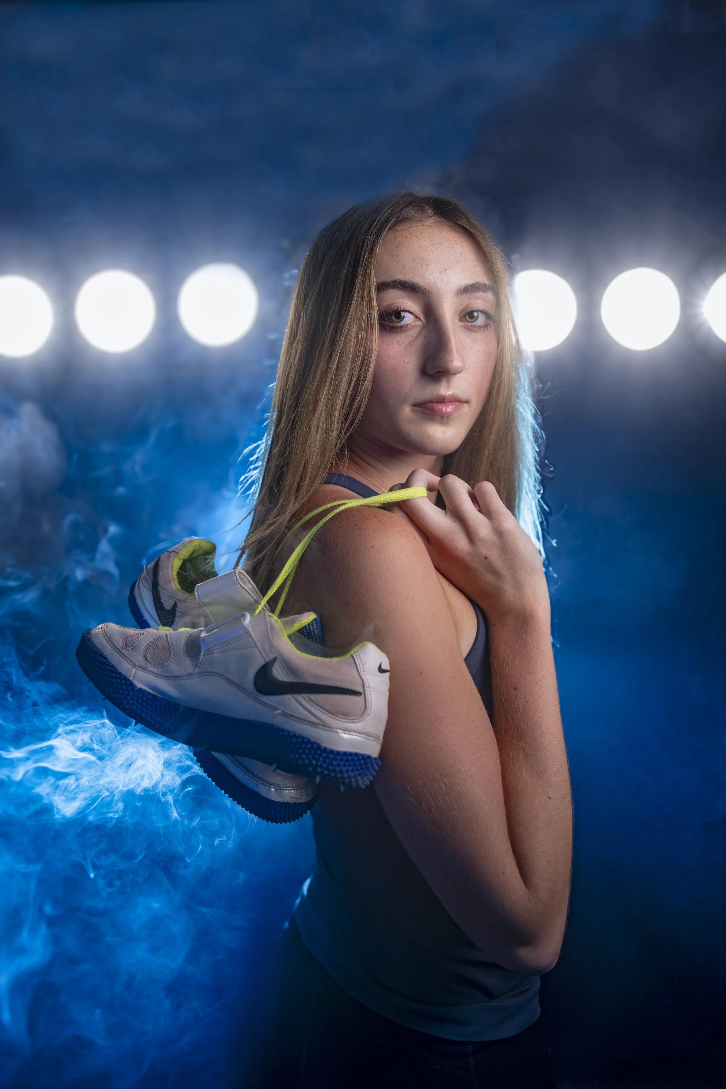Track athlete portrait for recruiting and sports portraits in New Hampshire by Fuel Media House