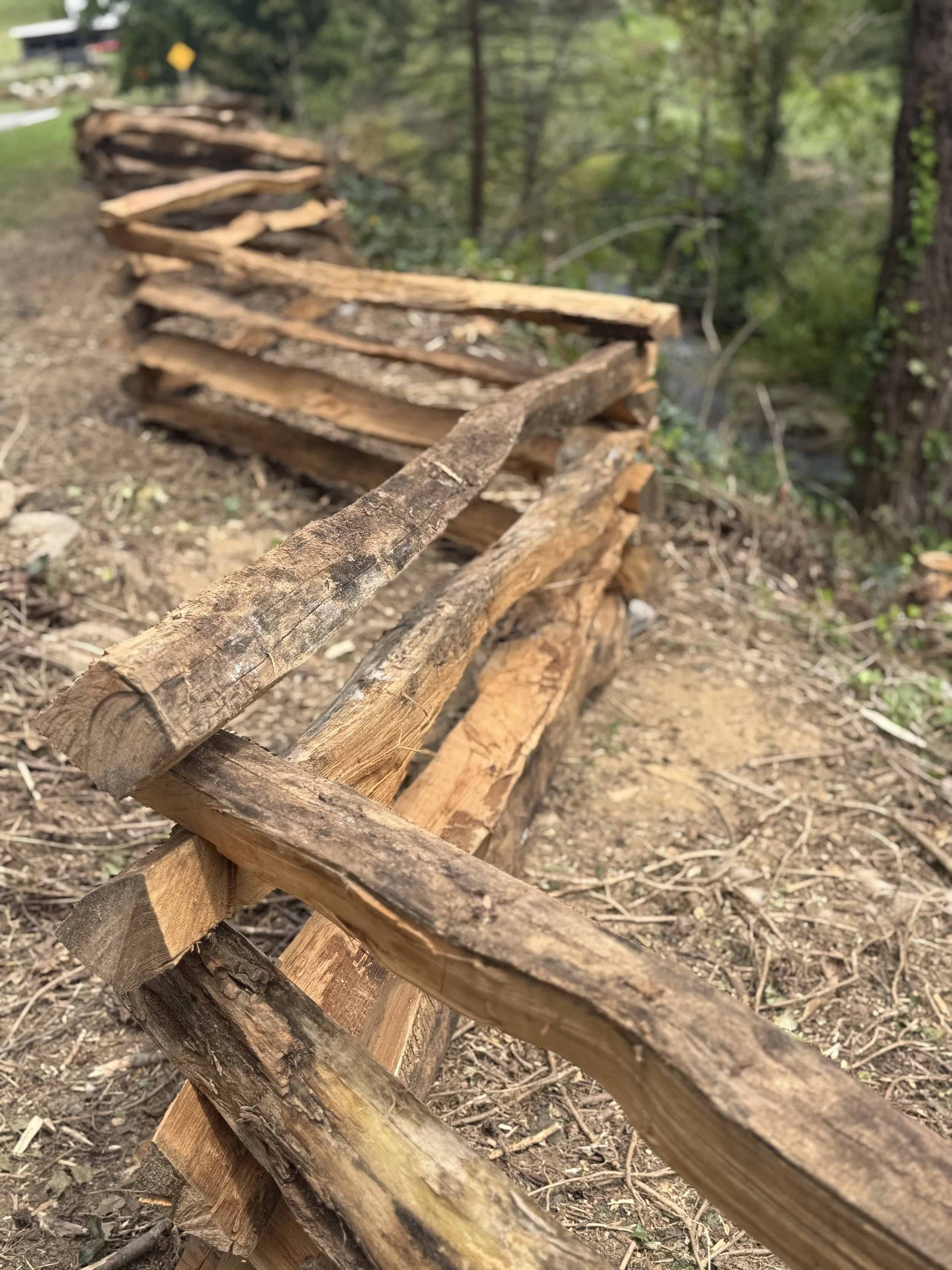 Lessons Learned By Building a Split-Rail Fence