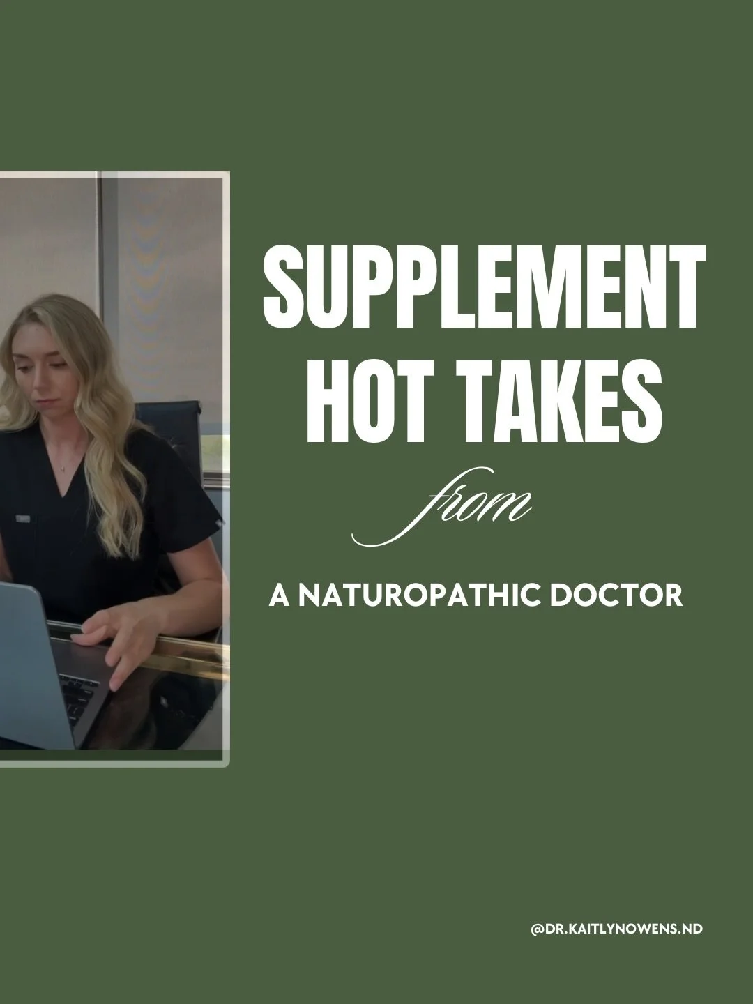 💊 Hot takes on supplements- from a naturopathic perspective

Ever wonder why your supplements aren&rsquo;t working? Because your need, dose, absorption, and context determine their effectiveness. Marketing, colour, or &ldquo;viral&rdquo; recommendat