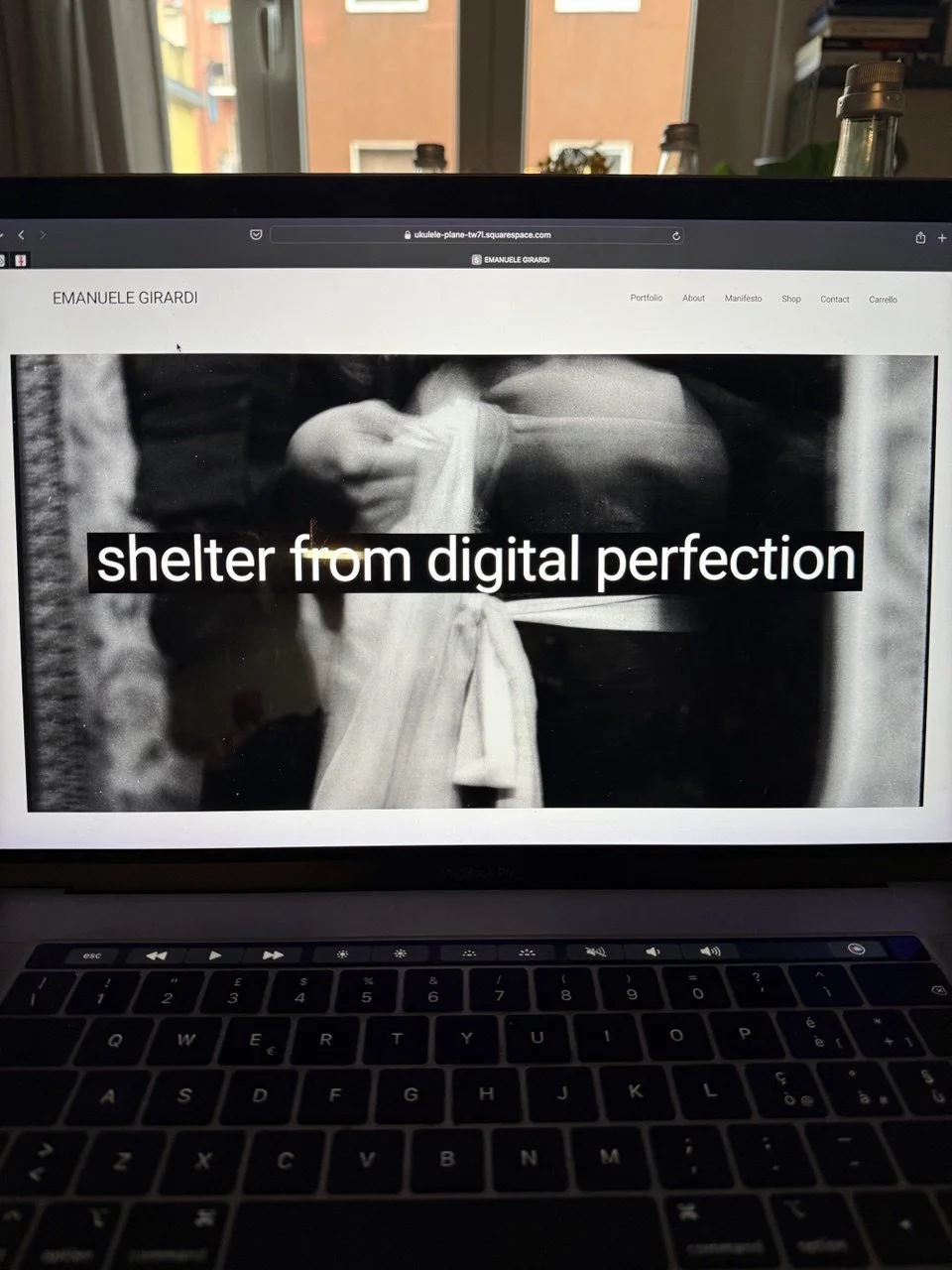 La creazione di un sito web.