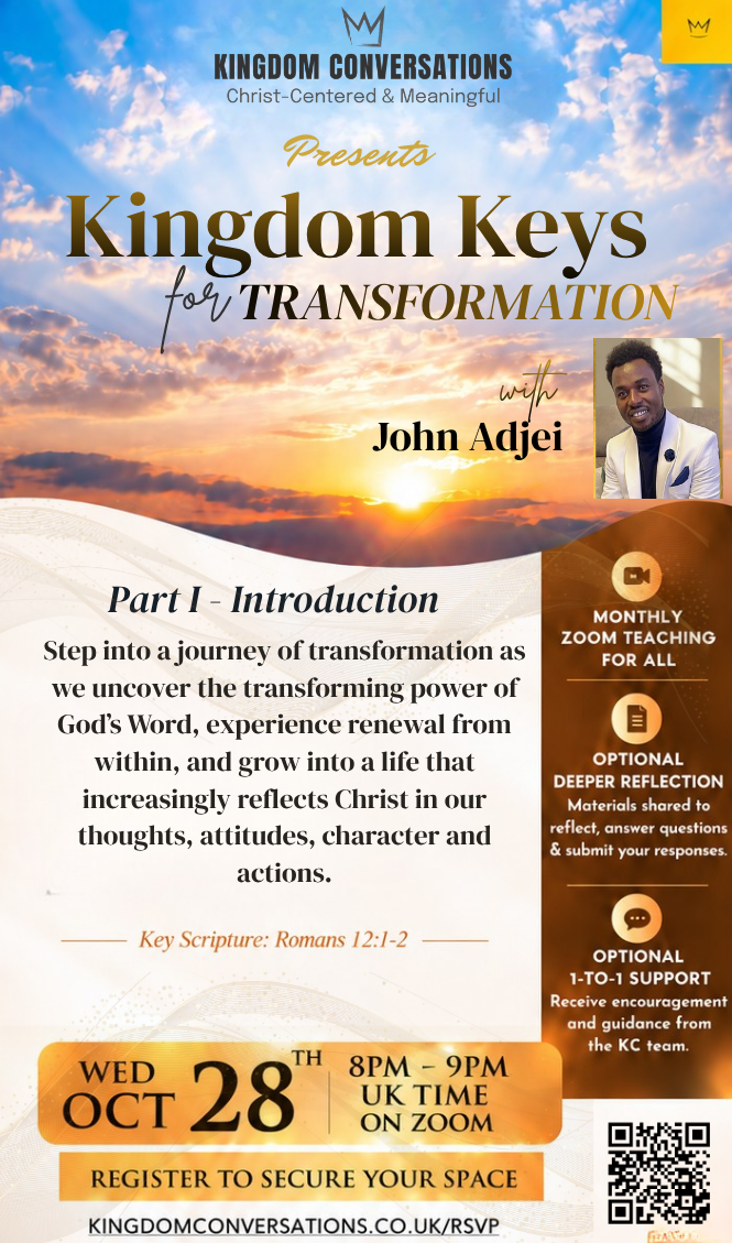 KC11 - Kingdom Keys for Transformation Part 1 event flyer