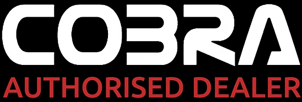 COBRA Authenticated Dealer logo with black, white, and red text.