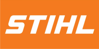 Orange background with white STIHL logo